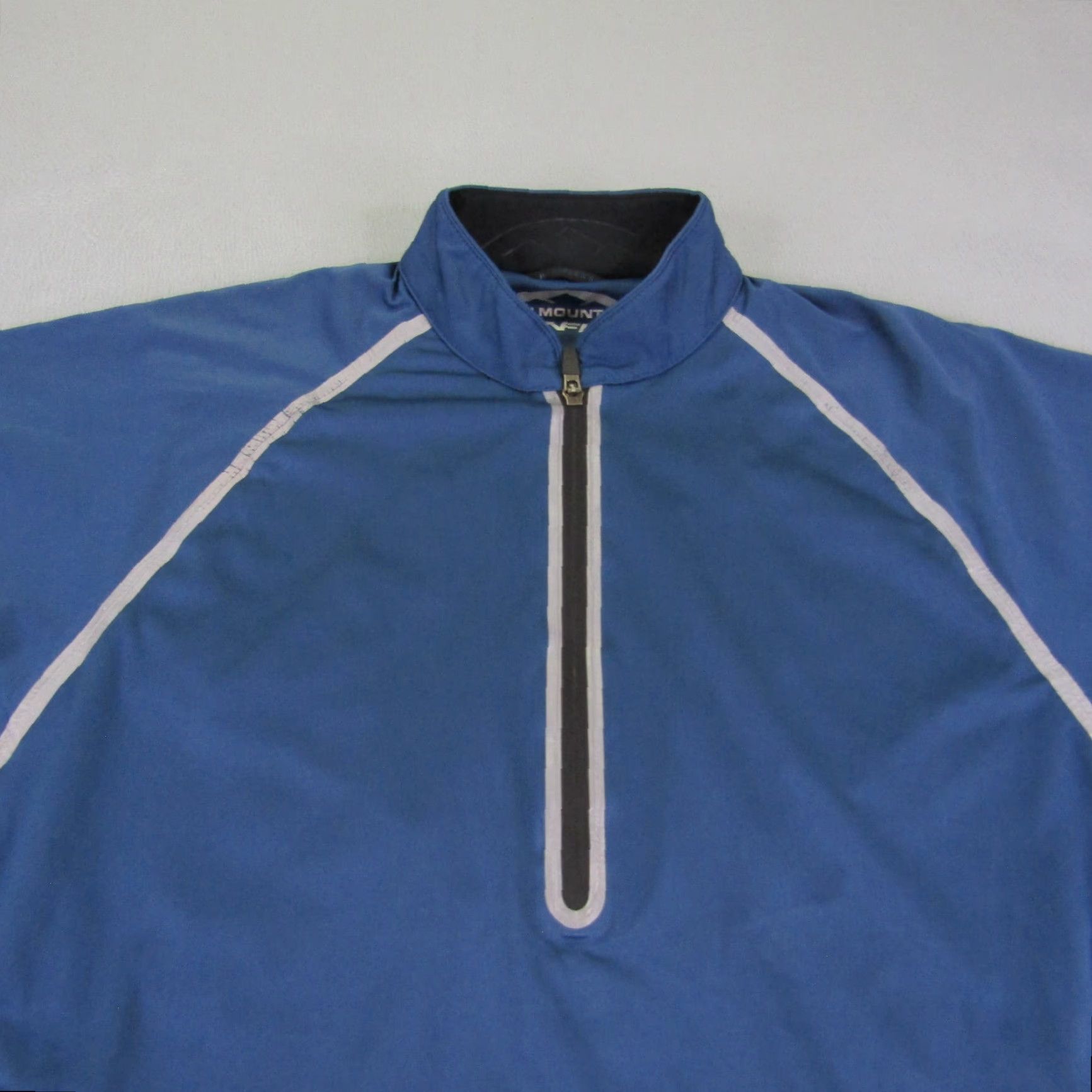 Vintage VINTAGE Sun Mountain Rainflex Jacket Mens Small Blue 1/4 Zip Waterproof Windbreaker Golf Mens Size US S / EU 44-46 / 1 - 2 Thumbnail