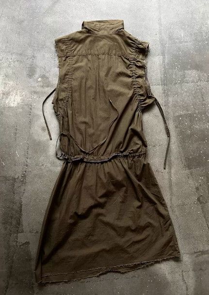 Junya Watanabe AD2002 Deconstructed Drawstring Sleeveless Dress Size L / US 10 / IT 46 - 3 Thumbnail