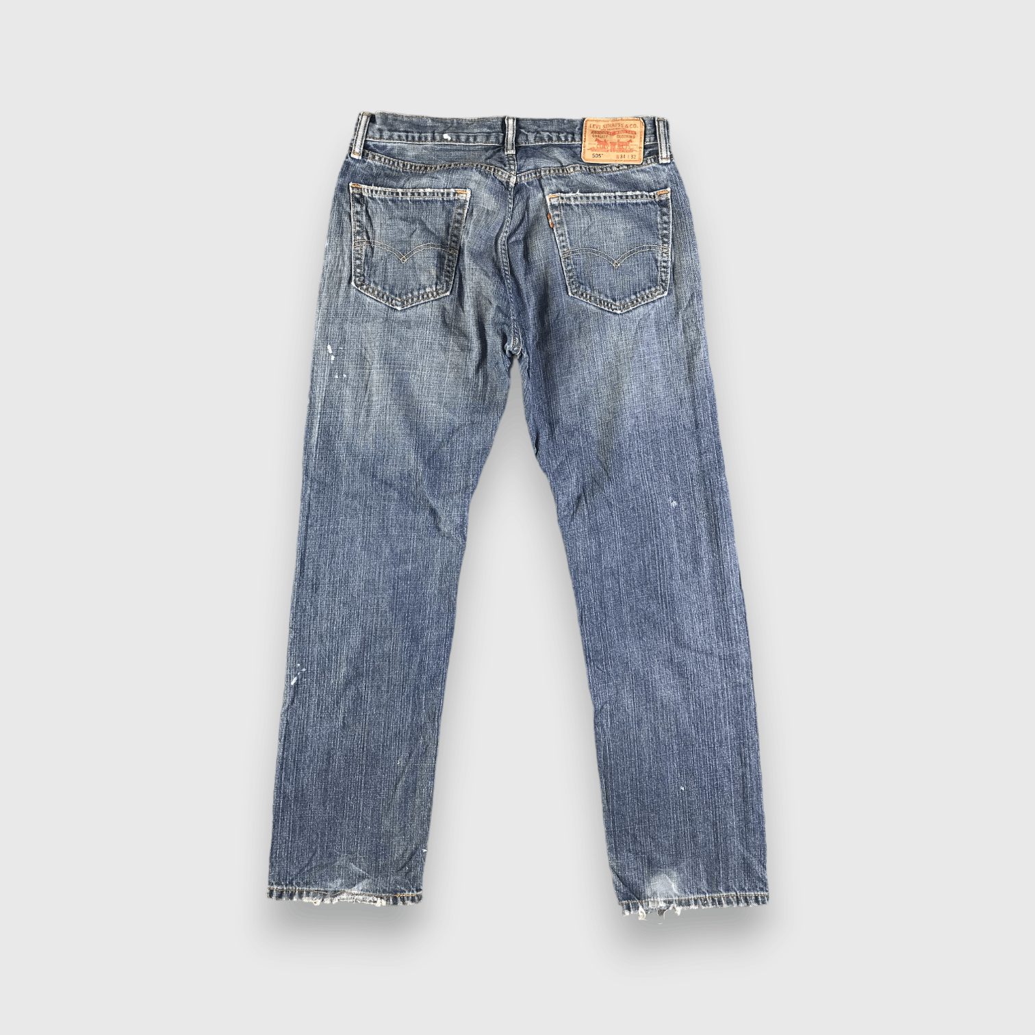 Levi's Vintage Blue Wash Levis 505 Jeans-J4178 Size US 34 / EU 50 - 2 Thumbnail