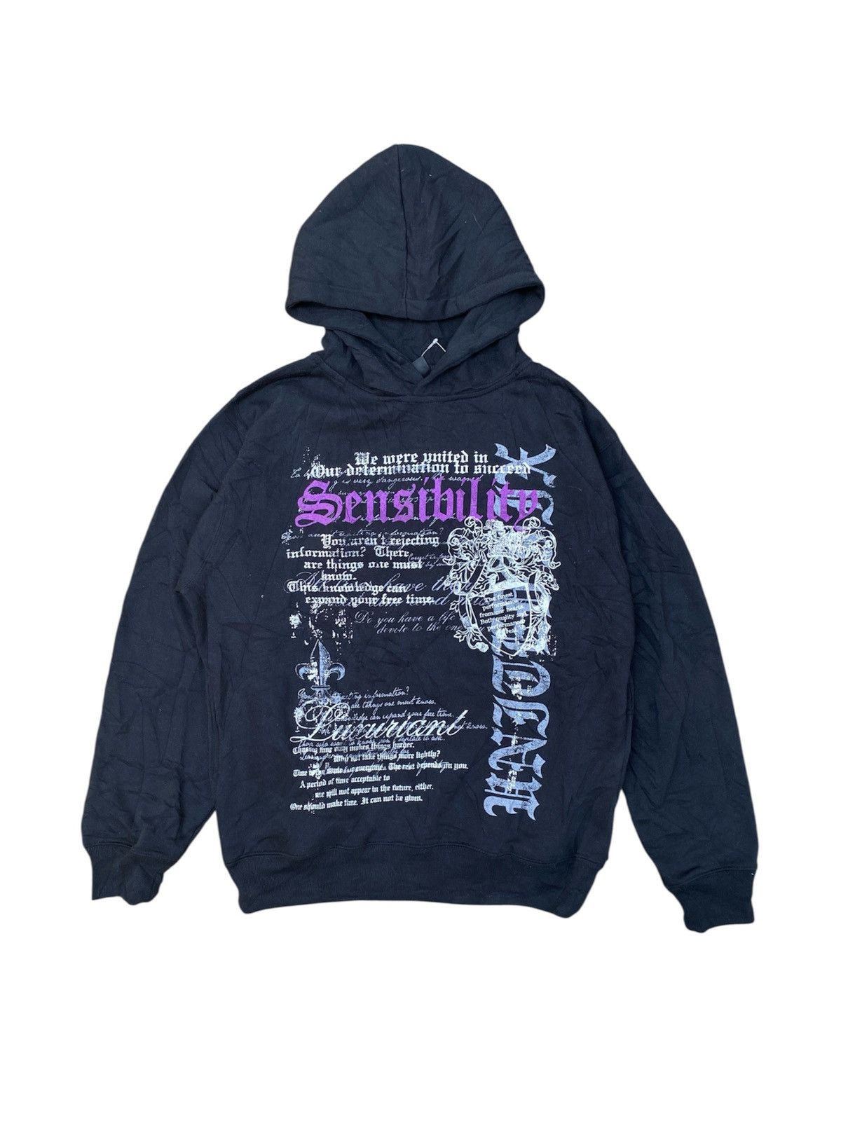 14th Addiction Japanese Collins Poem vkei punk lgb kmrii style hoodie Size US L / EU 52-54 / 3 - 1 Thumbnail