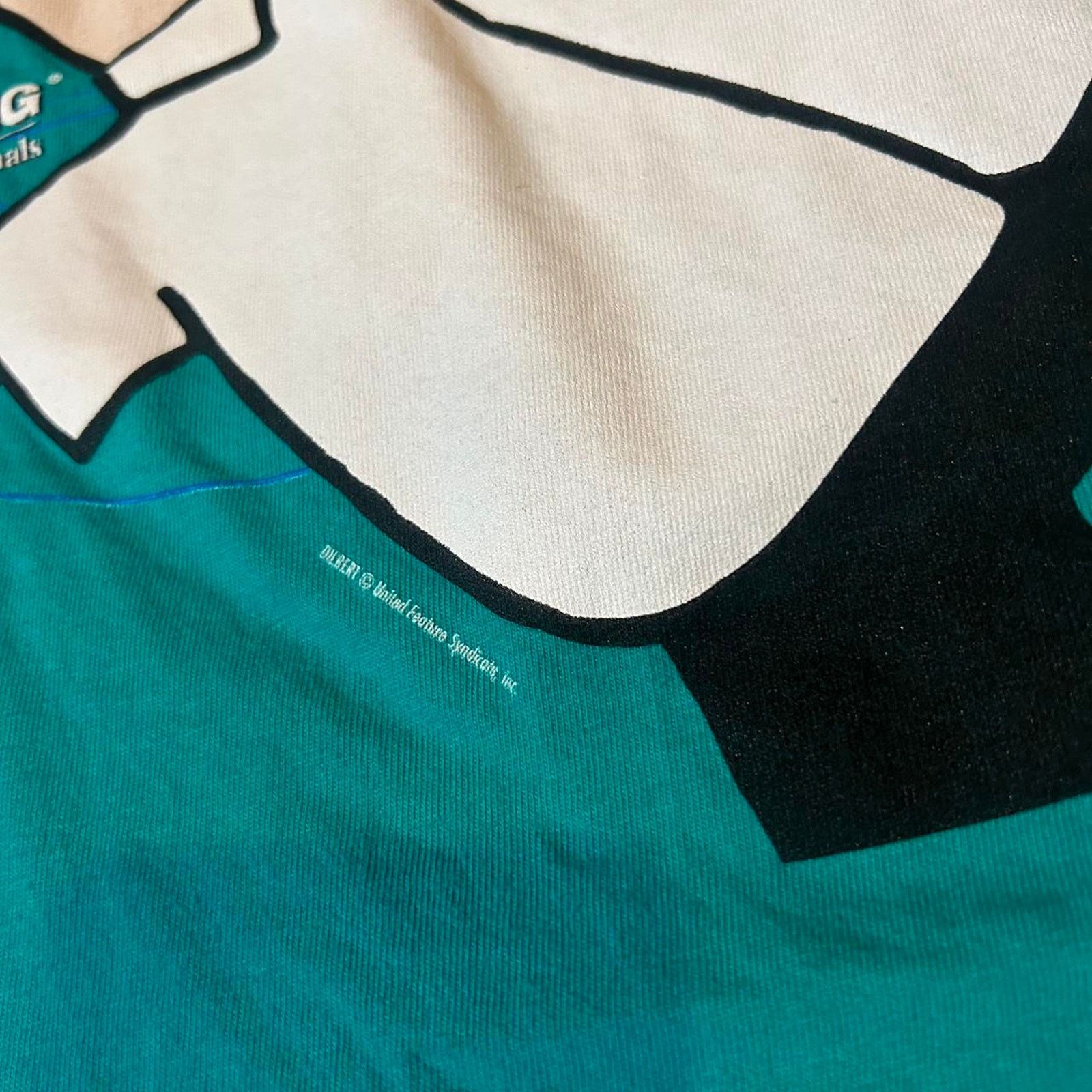 Hanes 90s hanes dilbert comic tee Size US L / EU 52-54 / 3 - 3 Thumbnail