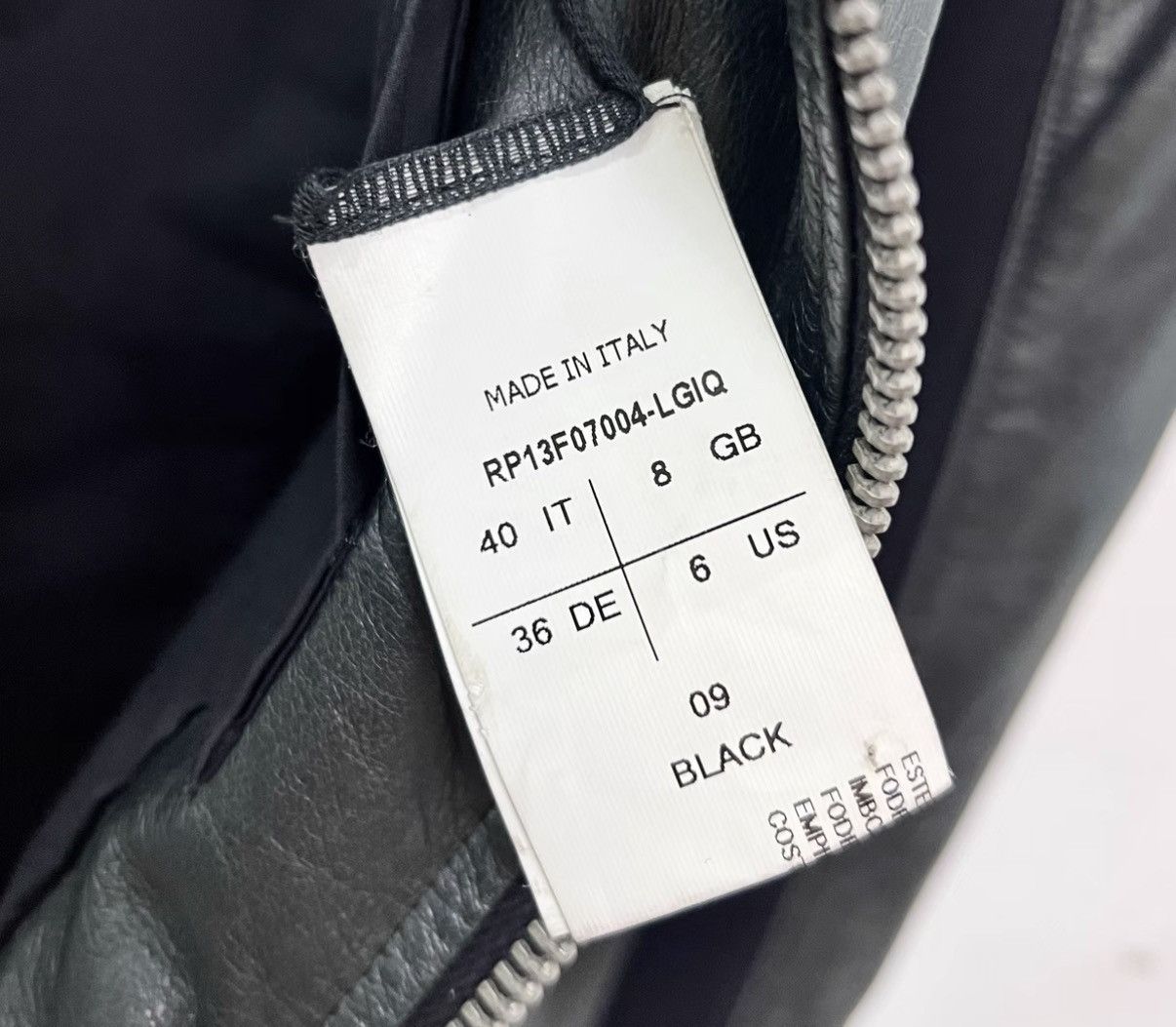 Rick Owens Rick Owens Mainline Lambskin Leather Jacket Size US XXS / EU 40 - 4 Thumbnail