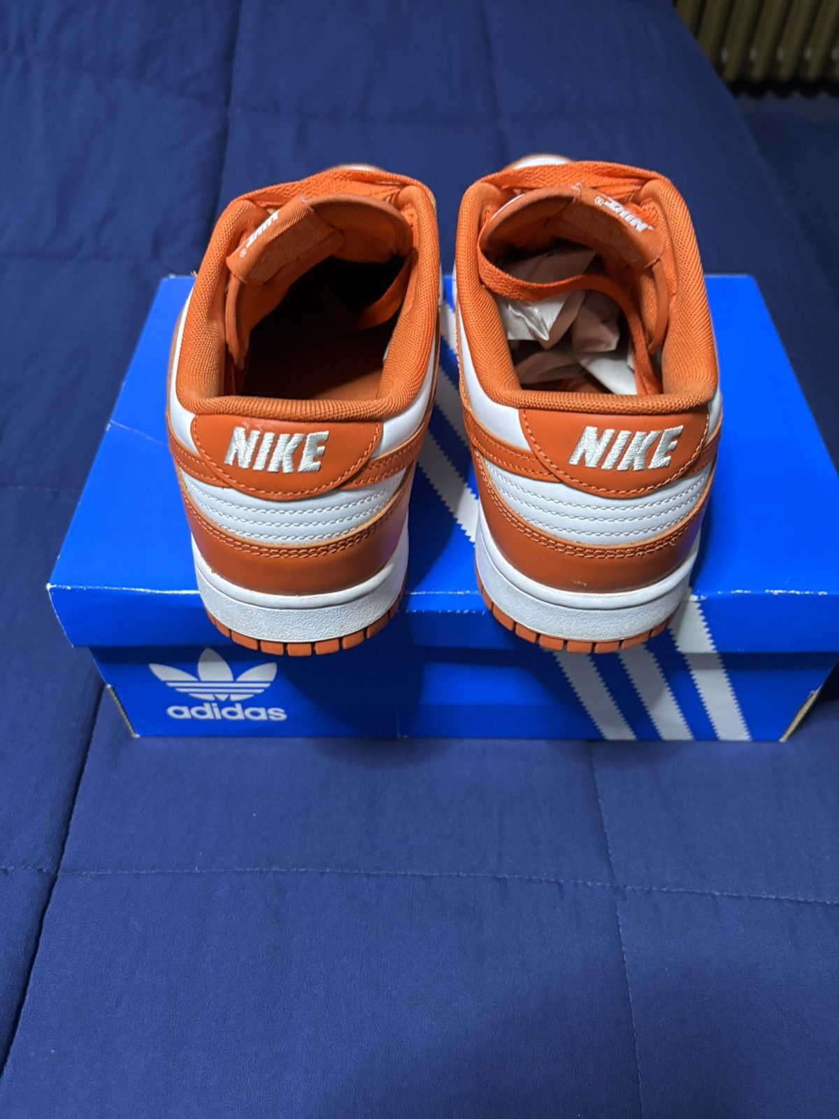 Nike Nike Dunk Low White/Orange 2024 Size 11.5 Size US 11.5 / EU 44-45 - 5 Thumbnail