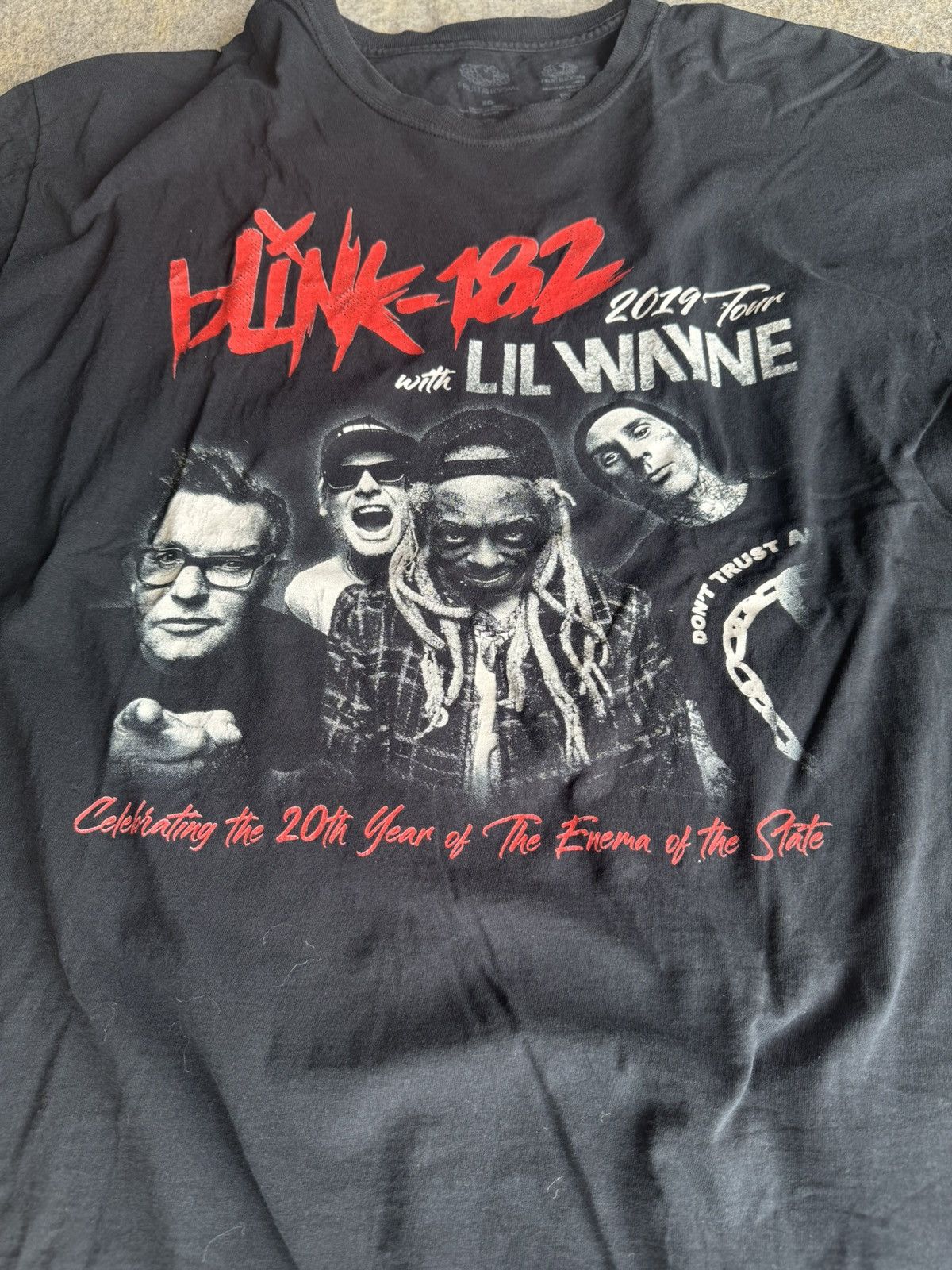 Lil Wayne Rare Blink 182 matt skiba lil Wayne tour shirt Size US L / EU 52-54 / 3 - 3 Thumbnail
