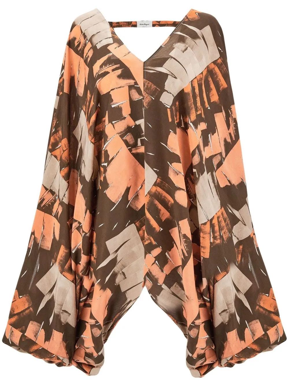 Salvatore Ferragamo o1y0326 Mini Dress in Multicolor Size S / US 4 / IT 40 - 1 Thumbnail