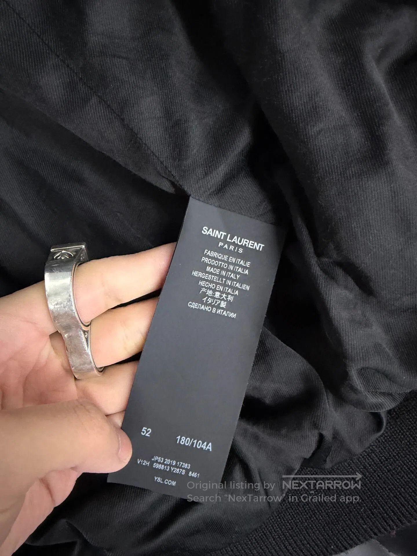 Saint Laurent Paris Saint Laurent Red Pilot Jacket. Size US L / EU 52-54 / 3 - 5 Thumbnail