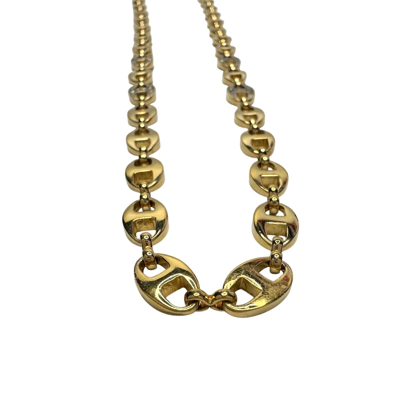 Givenchy Givenchy Puffed Anchor Mariner 21" Chain Necklace Size ONE SIZE - 7 Thumbnail