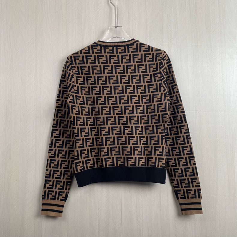Fendi Fendi full print long sleeve knit-2508 Size US S / EU 44-46 / 1 - 3 Thumbnail