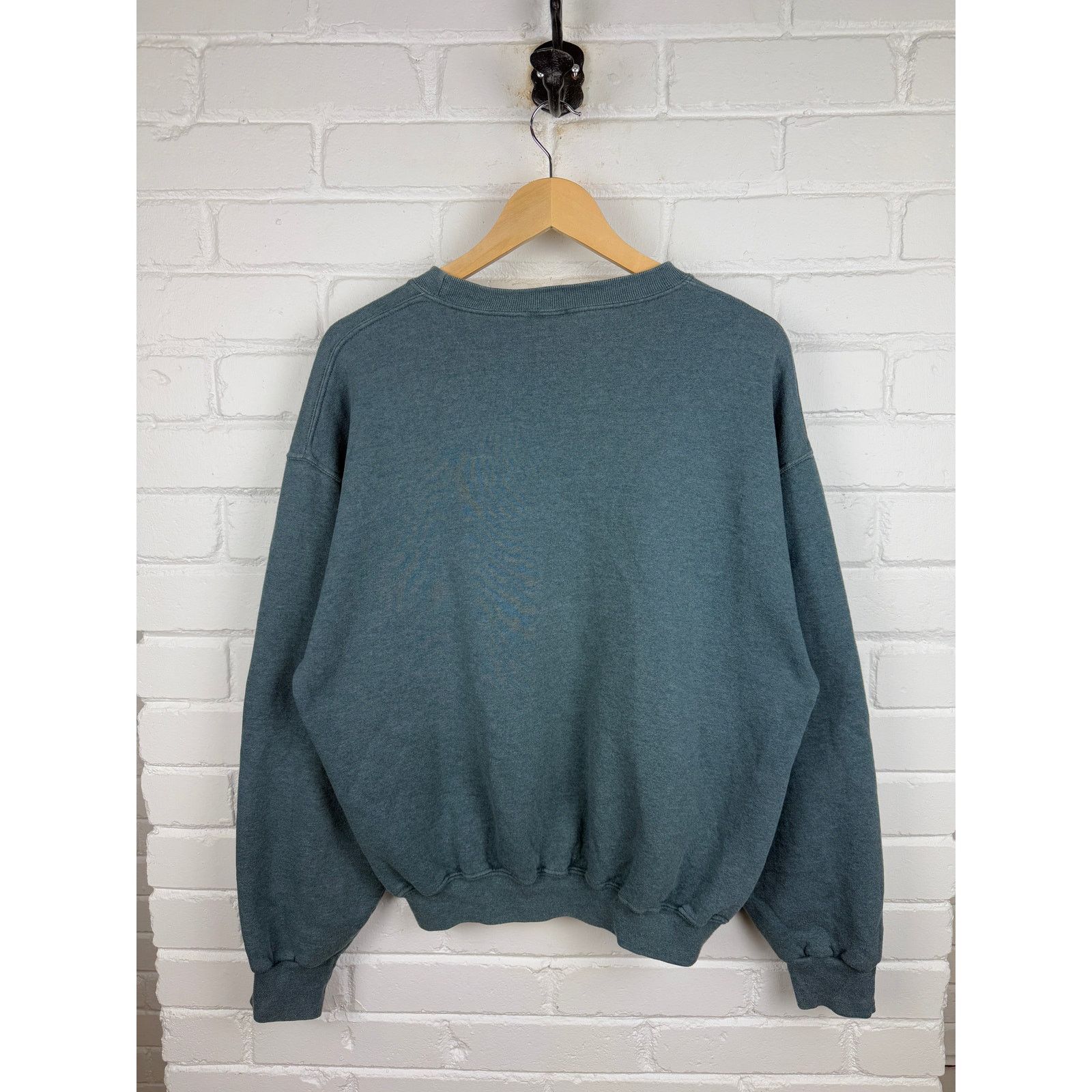 Vintage Vintage Russell Athletic Sweatshirt Size Large Steel Teal Size US L / EU 52-54 / 3 - 2 Thumbnail
