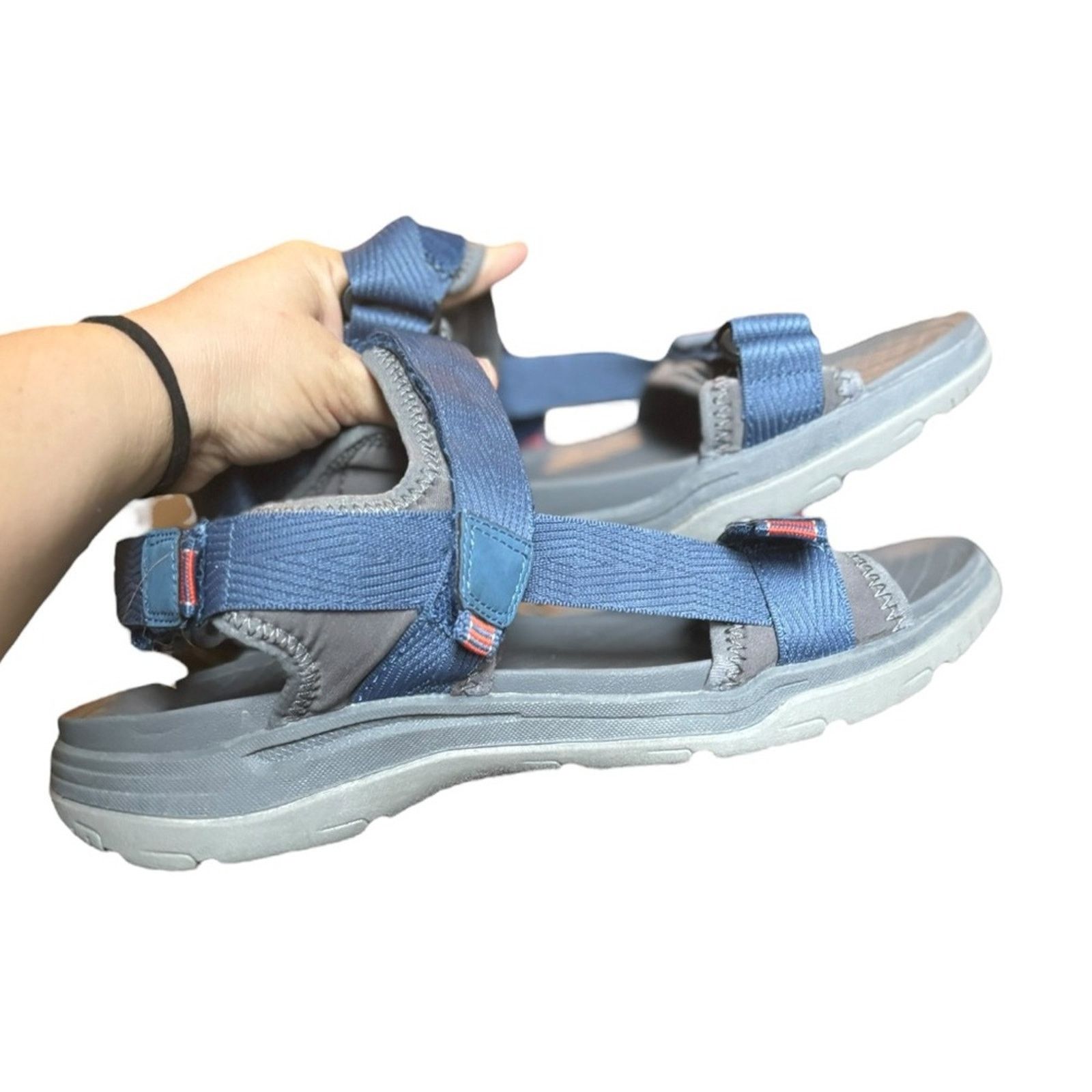 Other Earth Origins Bostonian Bowen Sport Sandals- Blue NEW! Size US 12 / EU 45 - 4 Thumbnail