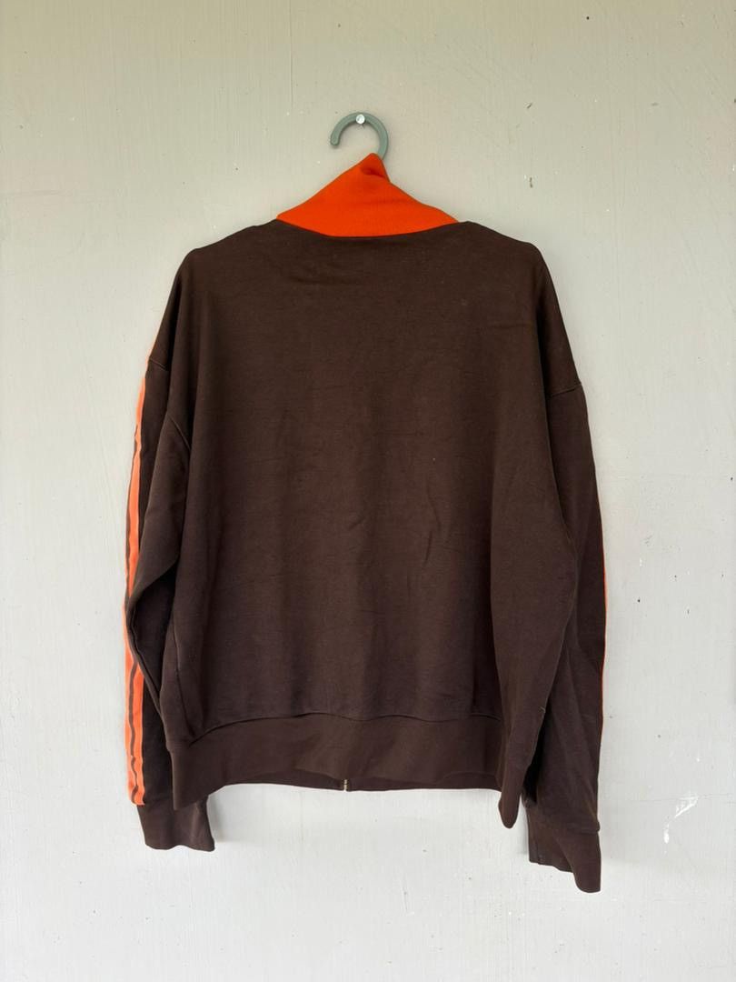 Carhartt Vtg Carhartt Stripe Sweater/Track Top Small Logo Design Size US XL / EU 56 / 4 - 6 Thumbnail