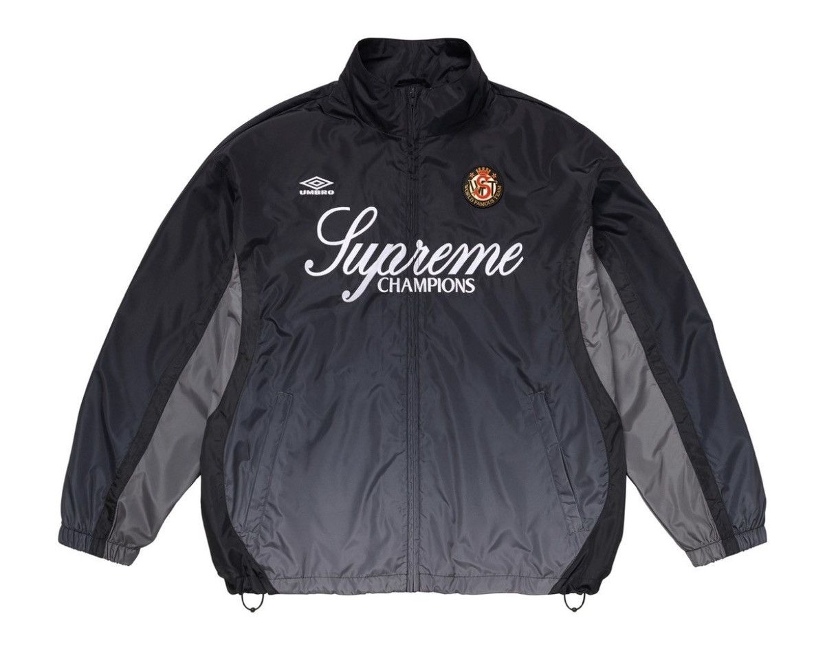 Supreme × Umbro Supreme x Umbro Gradient Track Jacket – Black (Size Small) Size US S / EU 44-46 / 1 - 12 Thumbnail