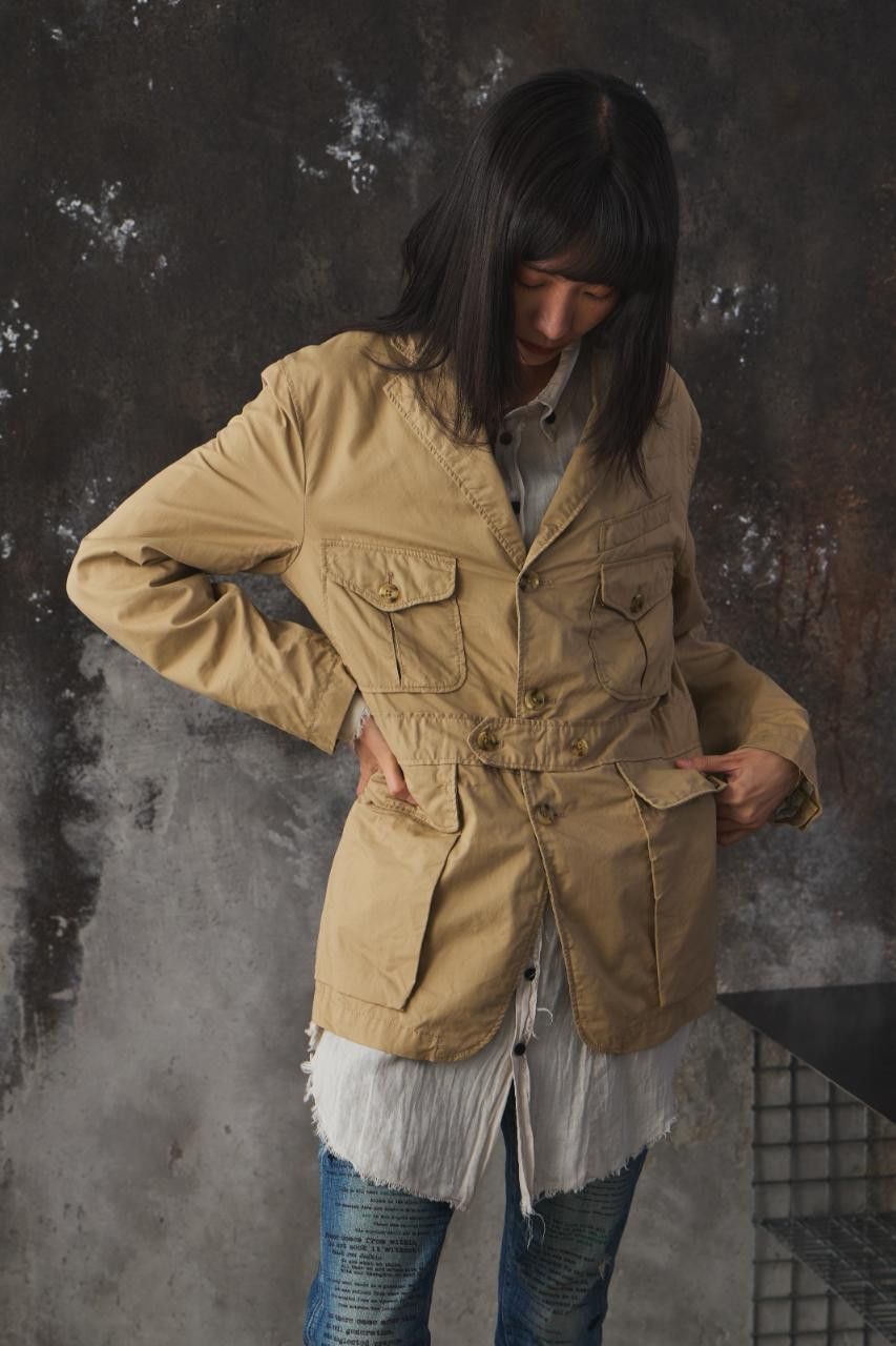 Engineered Garments Engineered Garments KHAKI Folk Jacket Size US S / EU 44-46 / 1 - 1 Thumbnail