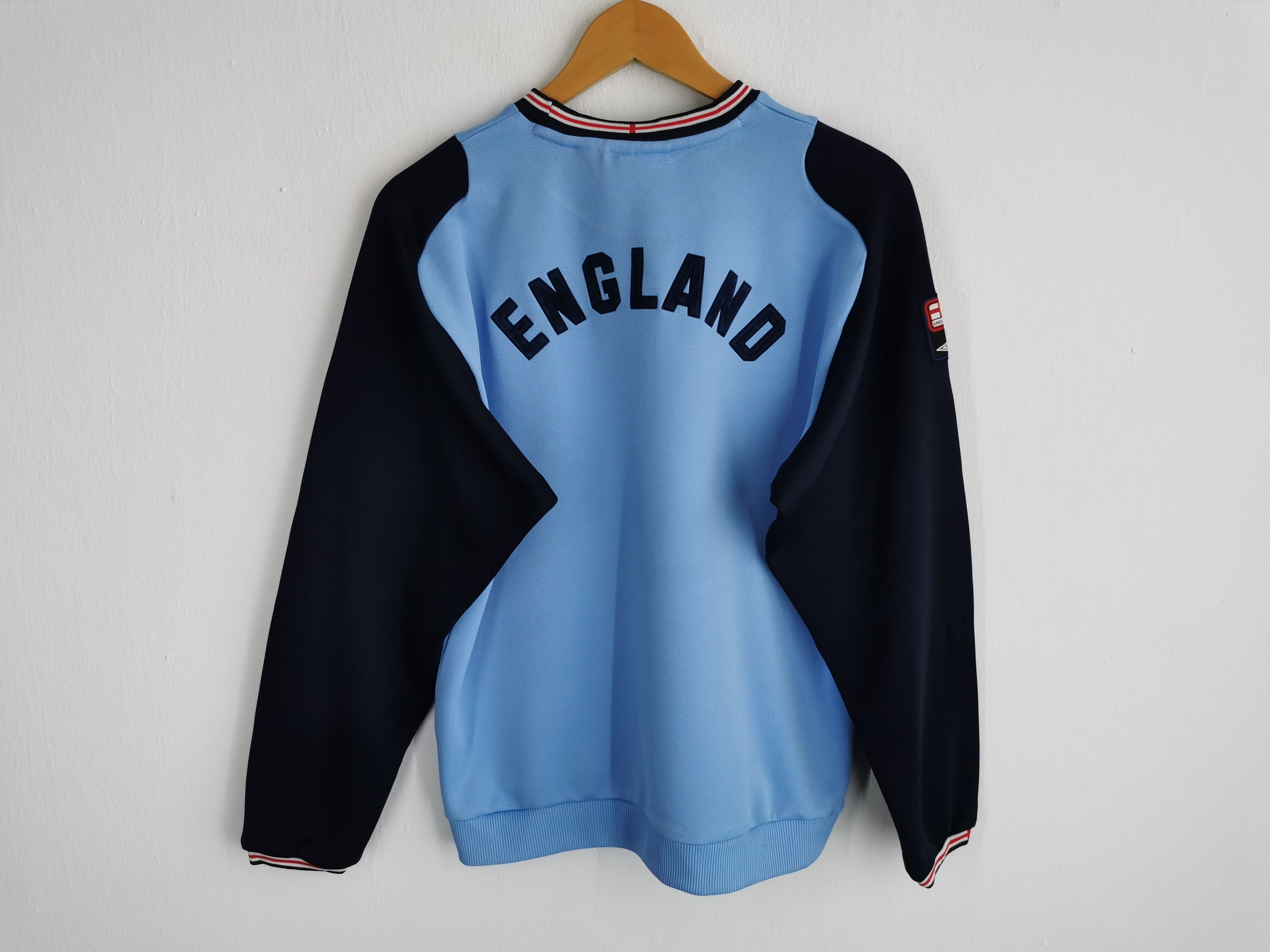 Umbro Vintage 00s Umbro England Football Pullover Jacket Size M Size US M / EU 48-50 / 2 - 2 Thumbnail