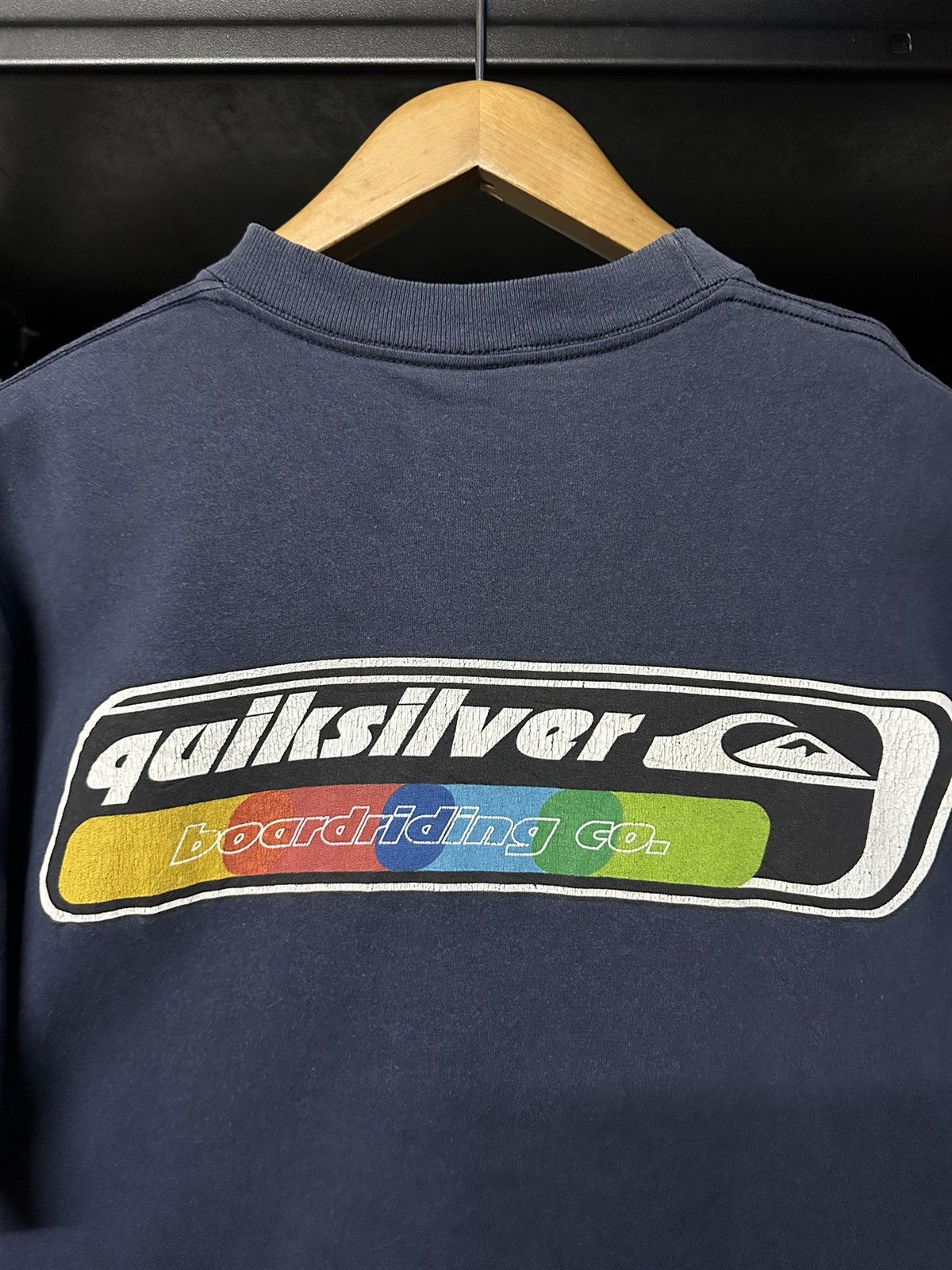 Quiksilver × Vintage Vintage 90s Quiksilver Boardridings Sun Faded Tee Size US M / EU 48-50 / 2 - 3 Thumbnail