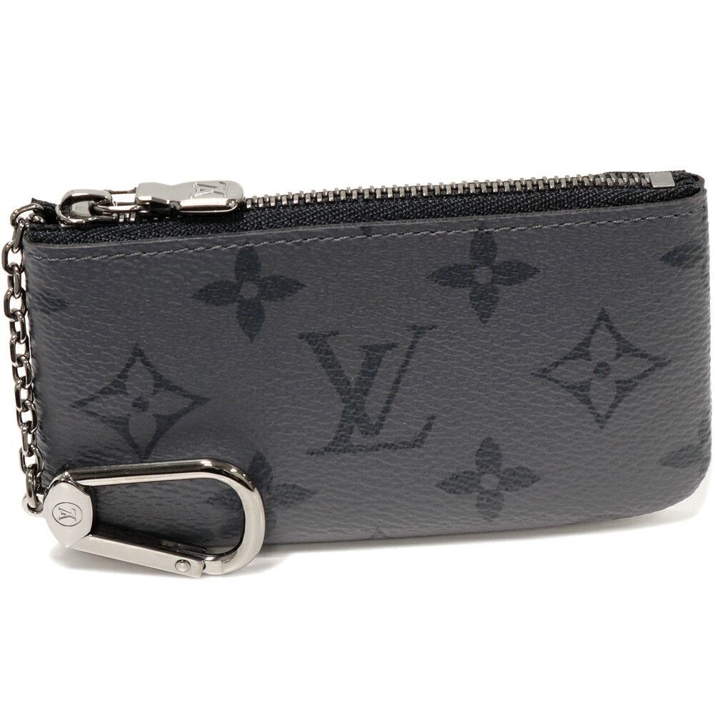 Louis Vuitton Louis Vuitton Monogram Eclipse Reverse Pochette Clé 2way key & coin case M80905 Canvas Coin Case M80905 DUTY FREE for USA