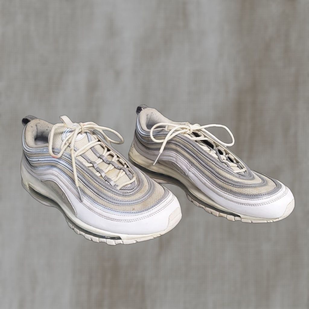 Nike Air Max 97 Running Shoes Men's Size White Reflective