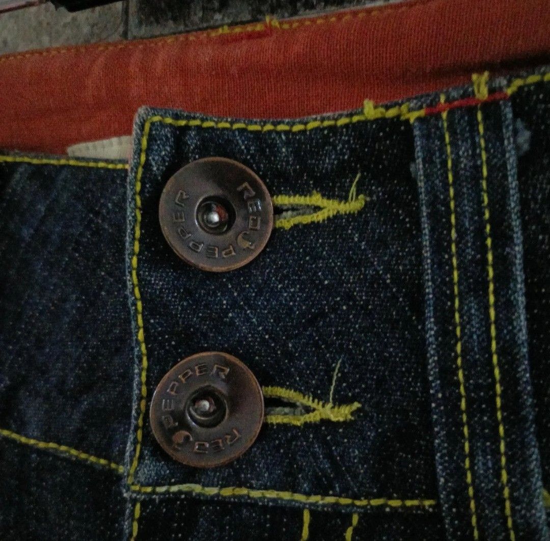 Japanese Brand Vintage red pepper Jenna low rise flare jeans Size 24" / US 00 / IT 34 - 5 Thumbnail