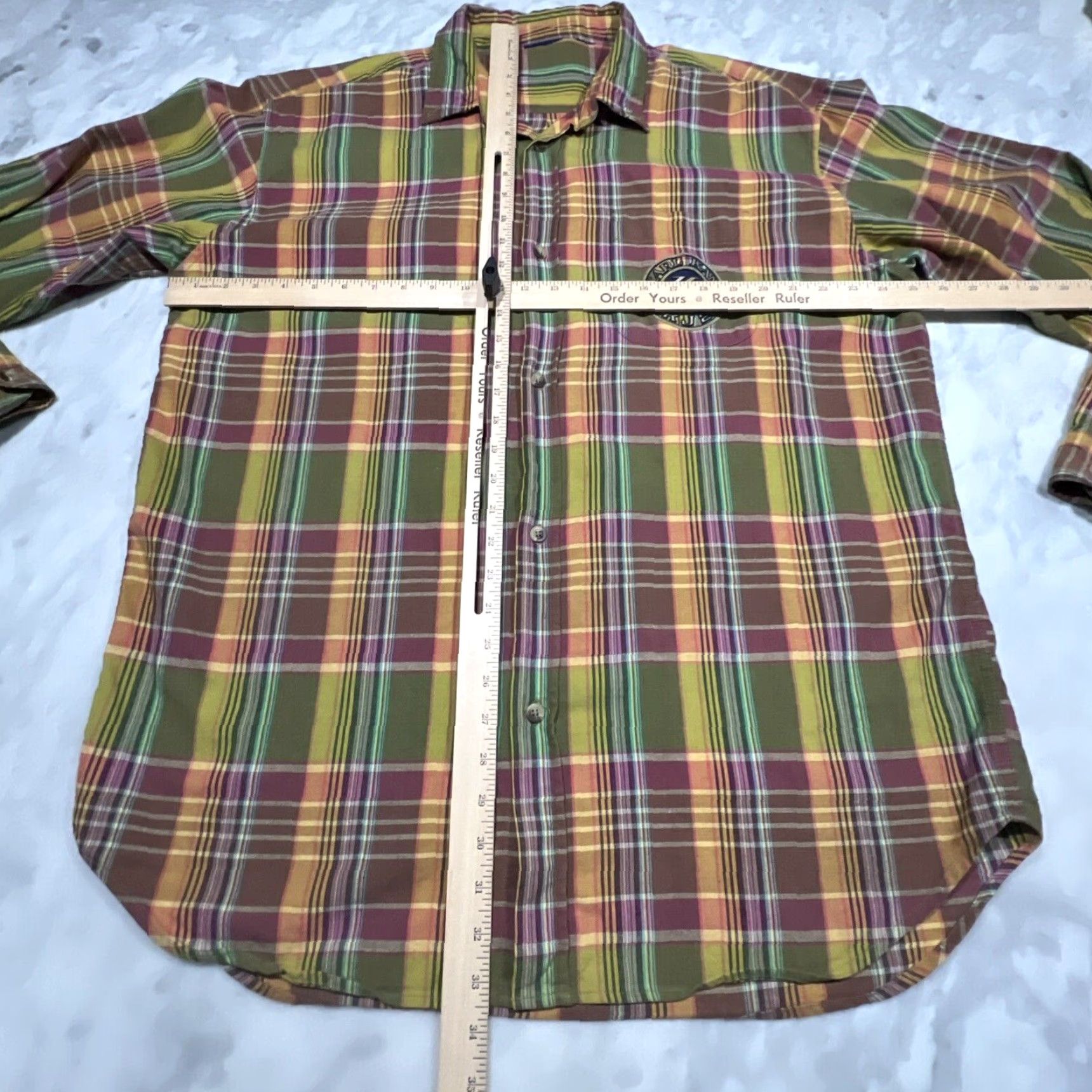 Karl Kani VINTAGE Karl Kani Men's Long Sleeve Plaid Button-Up Shirt 2XL Casual Sports Size US XXL / EU 58 / 5 - 6 Thumbnail