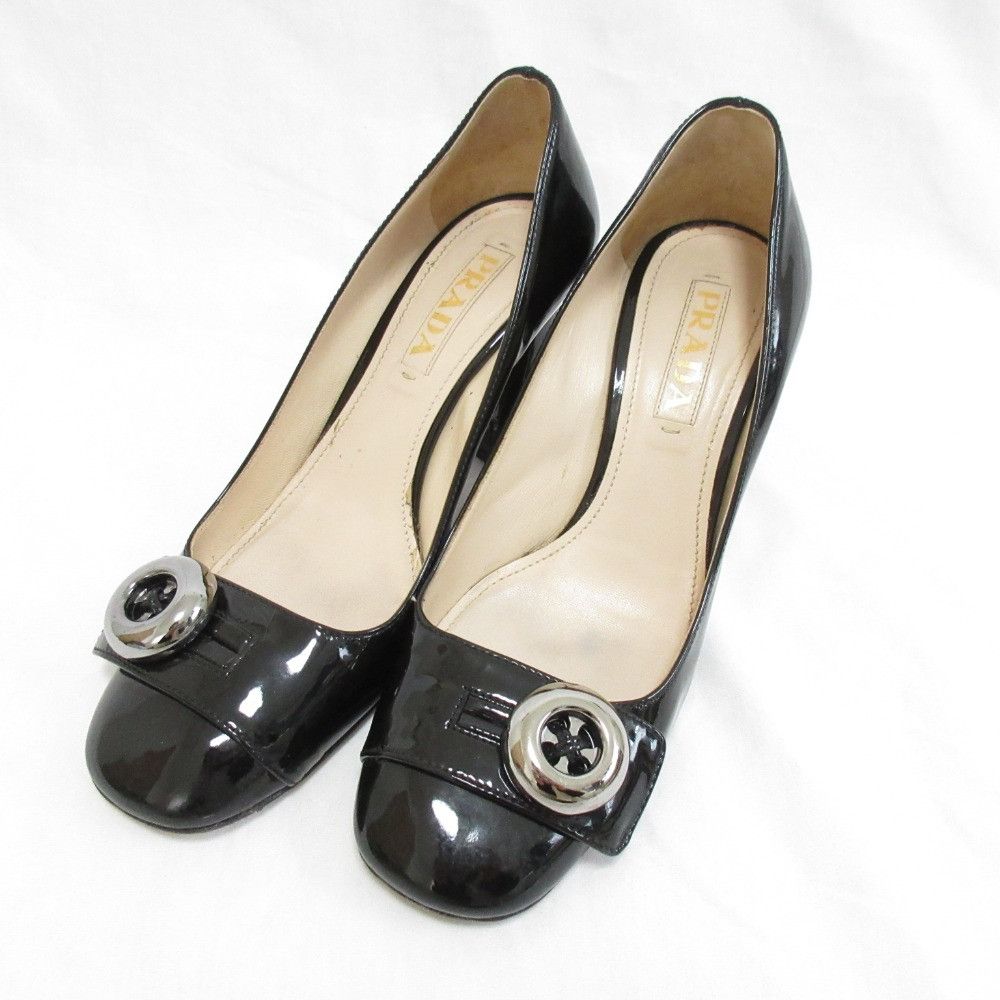 Prada Prada Prada Patent Leather Pumps Enamel Shoes Size ONE SIZE - 1 Thumbnail