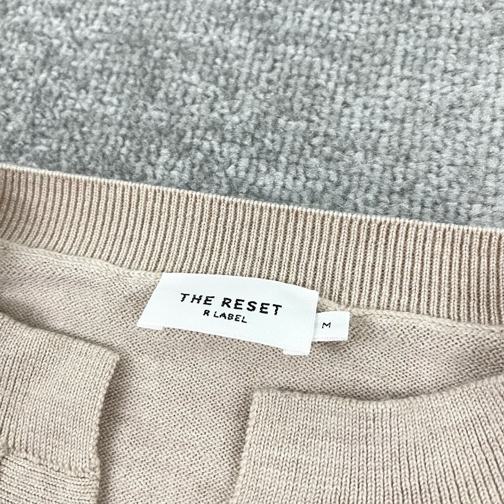 Vintage The Reset R Label Sweater Womens Medium Brown 100% Wool Split Neck Casual Preppy Size M / US 6-8 / IT 42-44 - 2 Thumbnail
