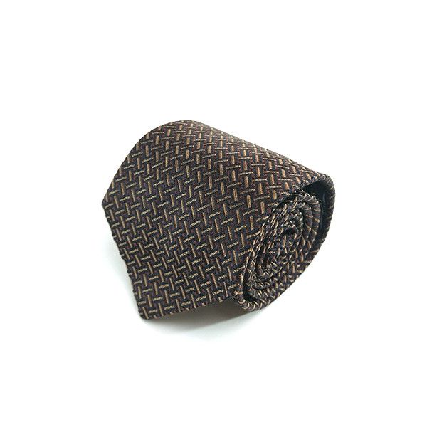 Other VTG 1980s Dominique France Tie Necktie Geometric 100% Silk Size ONE SIZE - 1 Thumbnail