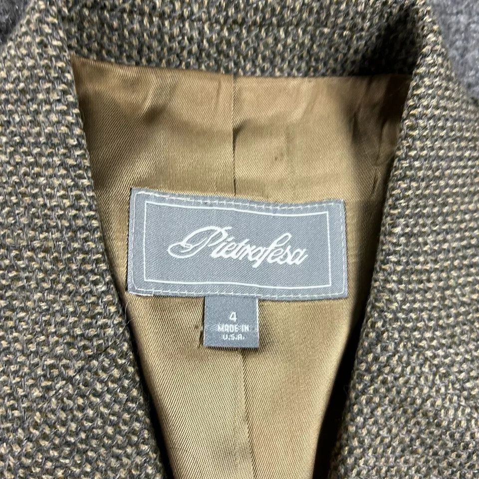 Other Pietrafesa Blazer Womens 4 Knit Coat Jacket Wool Alpaca Size S / US 4 / IT 40 - 2 Thumbnail