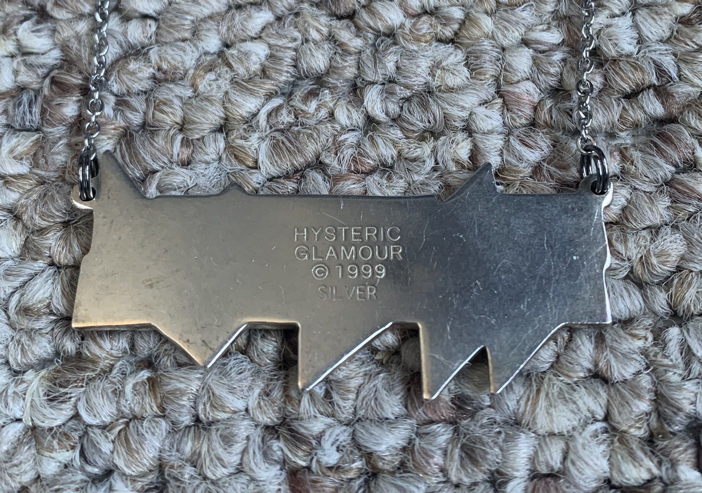 Hysteric Glamour Hysteric Glamour KISS-inspired Sterling Silver Logo Necklace Size ONE SIZE - 6 Thumbnail