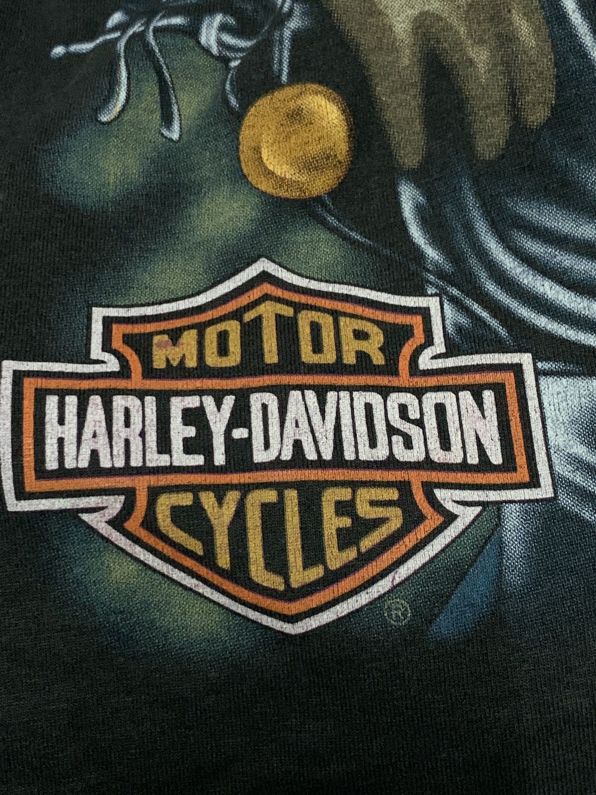 Harley Davidson × Vintage 3D EMBLEM 1991 Size US L / EU 52-54 / 3 - 8 Thumbnail