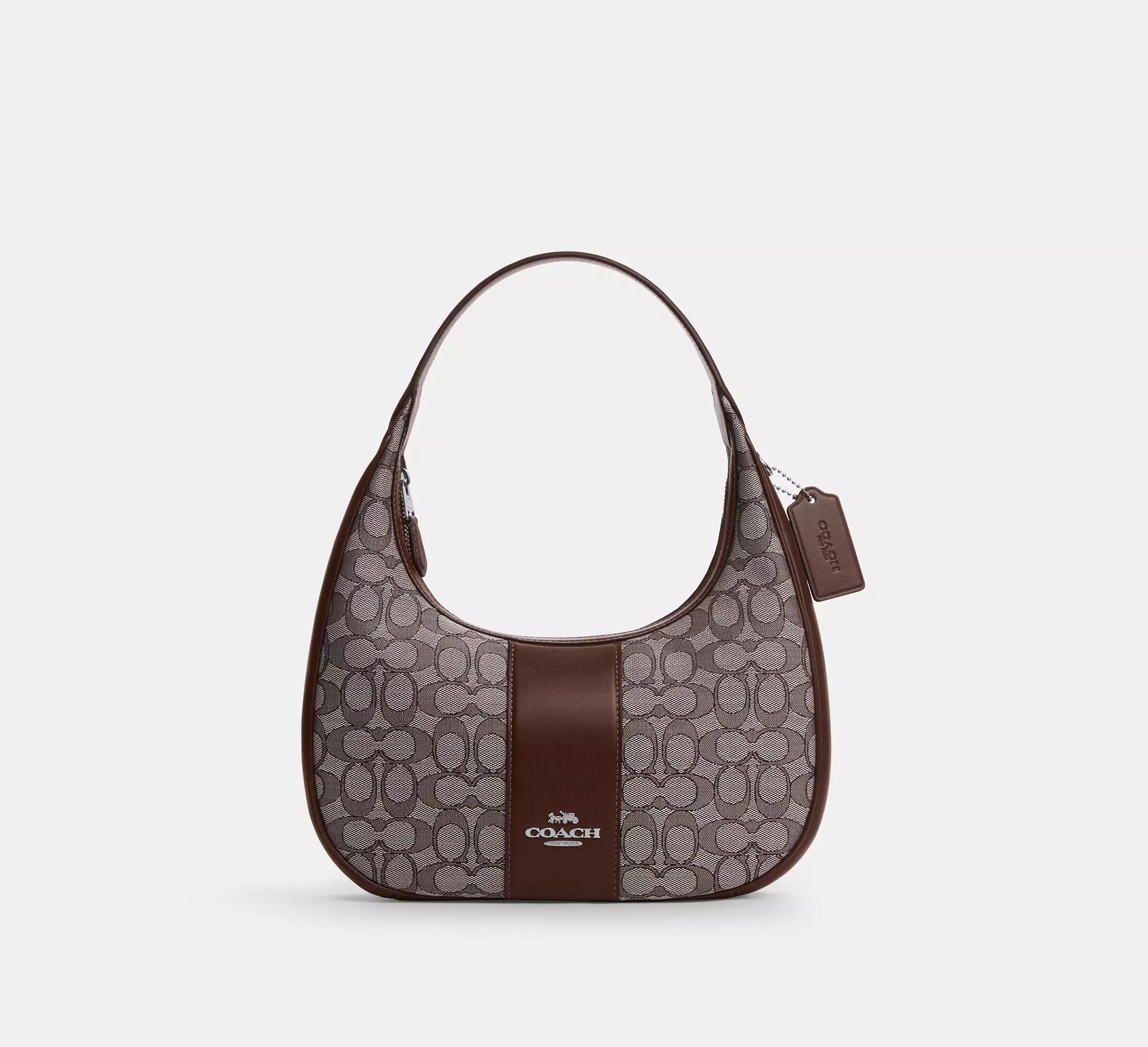 Coach Carmen Shoulder Bag In Signature Jacquard CV001 Size ONE SIZE - 1 Thumbnail