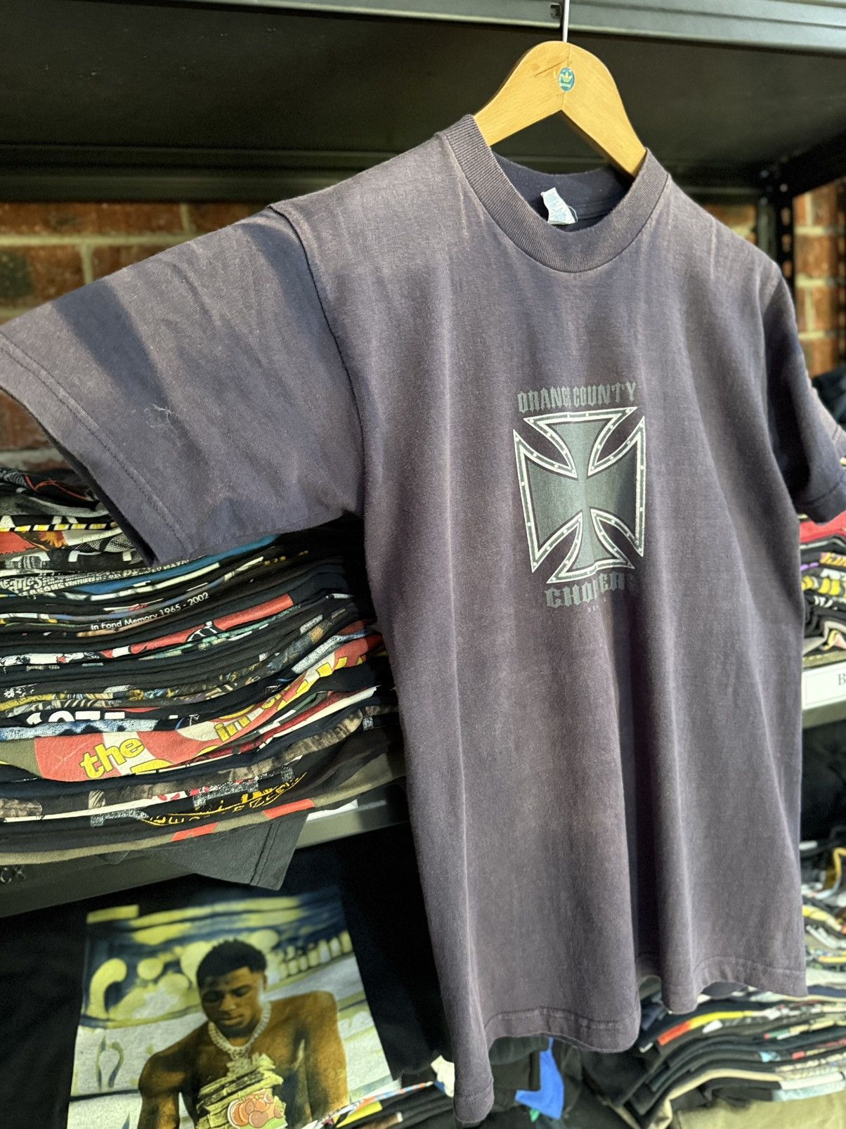 Vintage Thrashed Vintage West Cooper Orange County Sun Faded Tee Size US M / EU 48-50 / 2 - 9 Thumbnail
