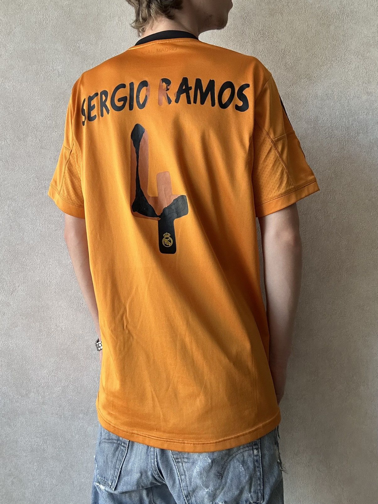 Adidas 2013/14 Adidas Real Madrid Sergio Ramos Soccer Jersey Y2K Size US M / EU 48-50 / 2 - 2 Thumbnail