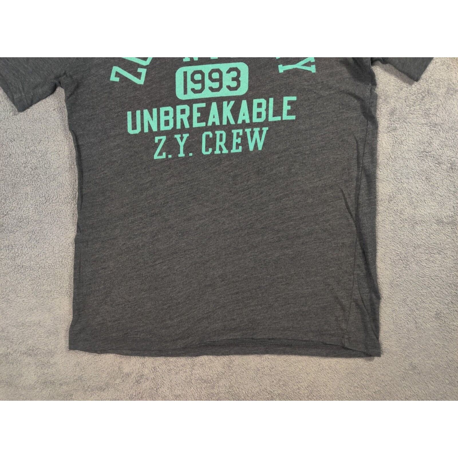 Zoo York ZOO YORK Shirt Adult Mens Large Gray Unbreakable ZY Crew Size US L / EU 52-54 / 3 - 6 Thumbnail