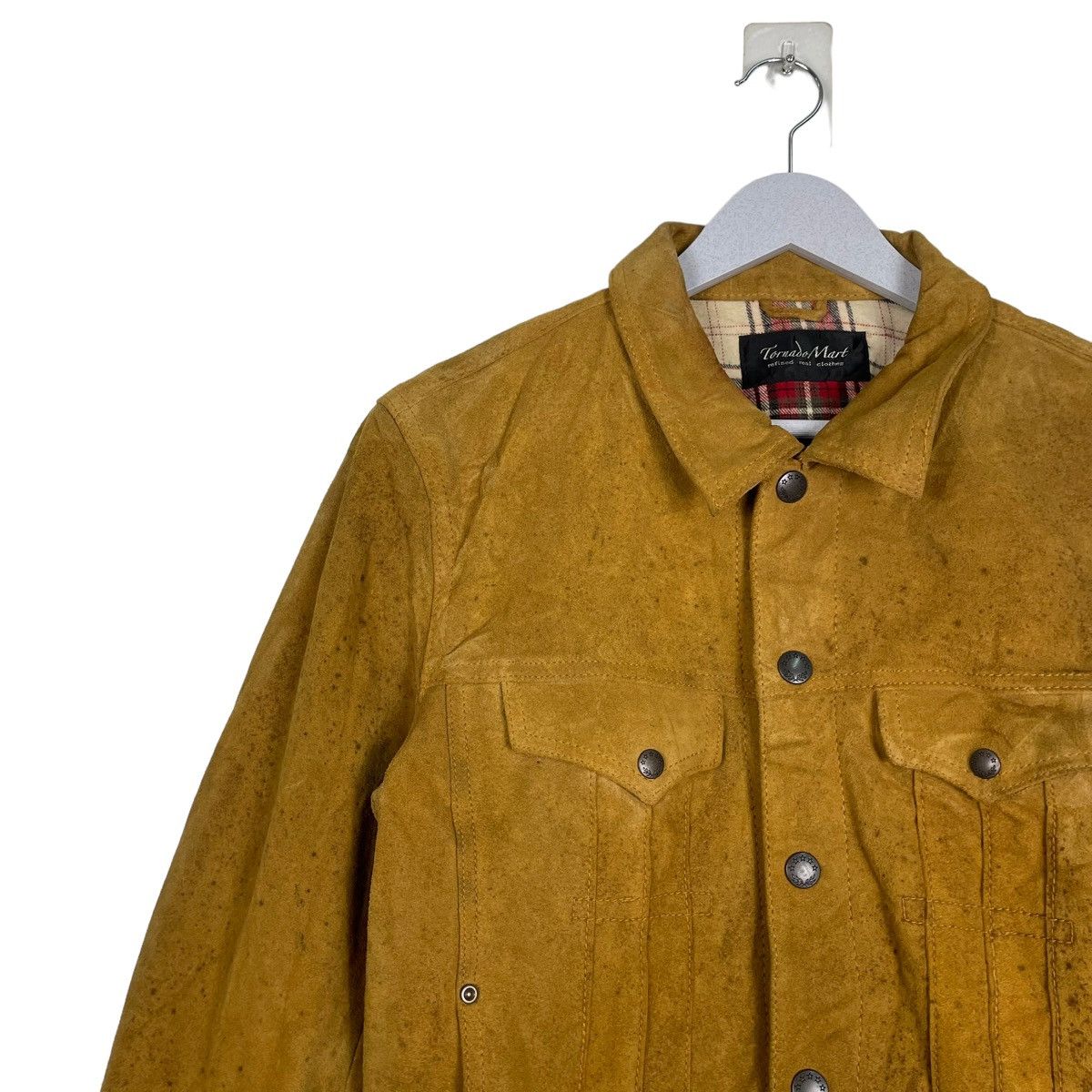Tornado Mart 💥TORNADO MART JAPAN SUEDE LEATHER TRUCKER JACKET Size US S / EU 44-46 / 1 - 6 Thumbnail
