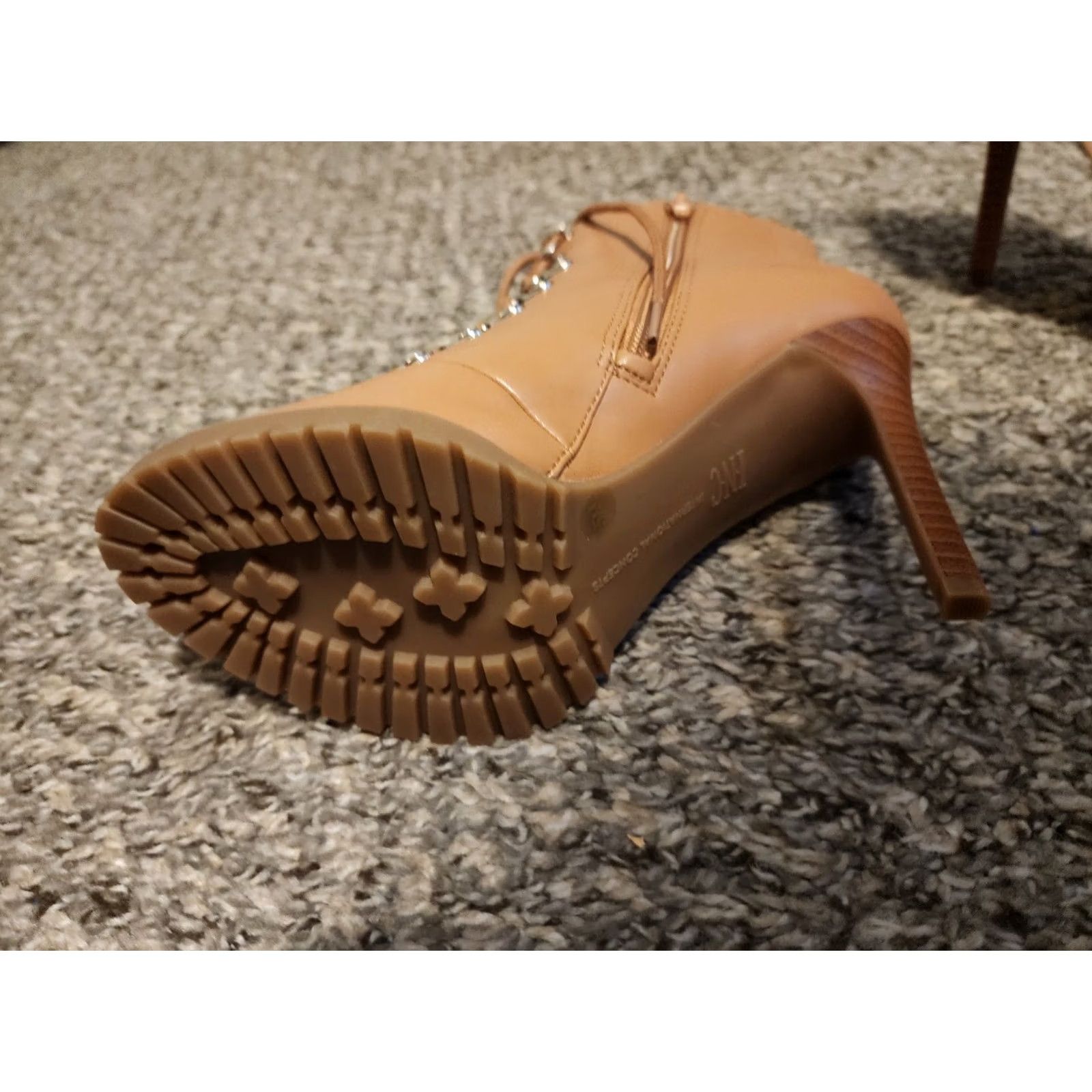 Vintage INC International Concepts Florita Size 5M Lace-Up Brown Shooties Boots Size US 5 / IT 35 - 3 Thumbnail