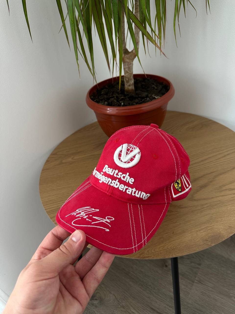 Ferrari Michael Schumacher Cap Deutsche Vermogensberatung Ferrari Size ONE SIZE - 7 Thumbnail