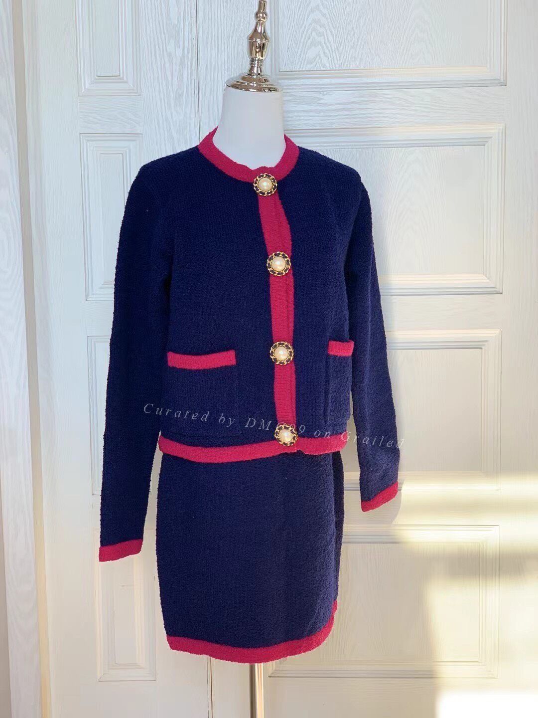 Vintage Vintage COVIELLO ERICKSON Wool Sweater Set Size M / US 6-8 / IT 42-44 - 1 Thumbnail