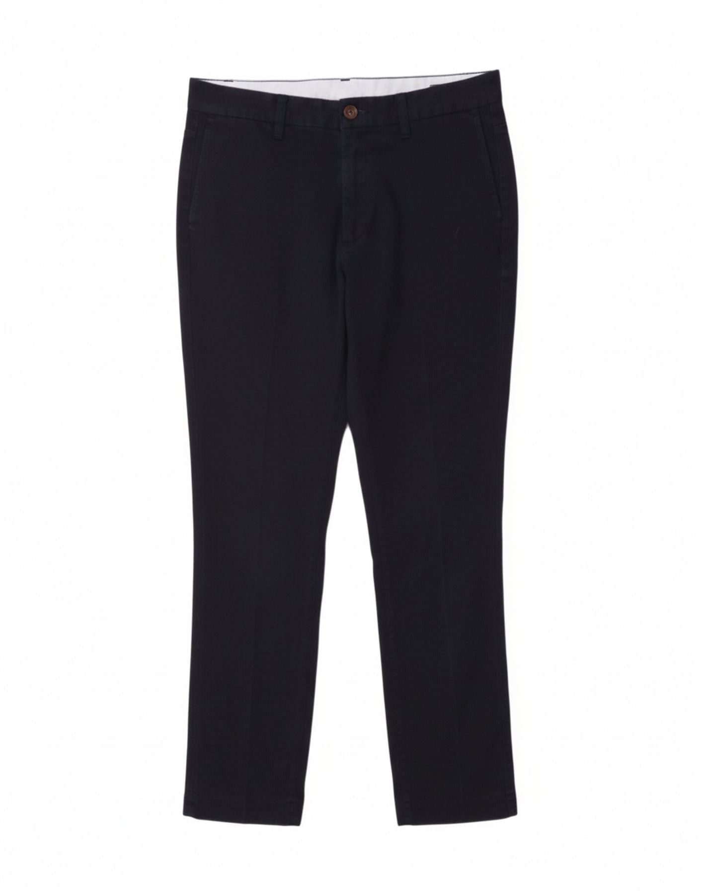 Polo Ralph Lauren Womens Slim Chino Trousers US 6 Medium W30 L27 Navy Blue Size 28" / US 6 / IT 42 - 1 Thumbnail