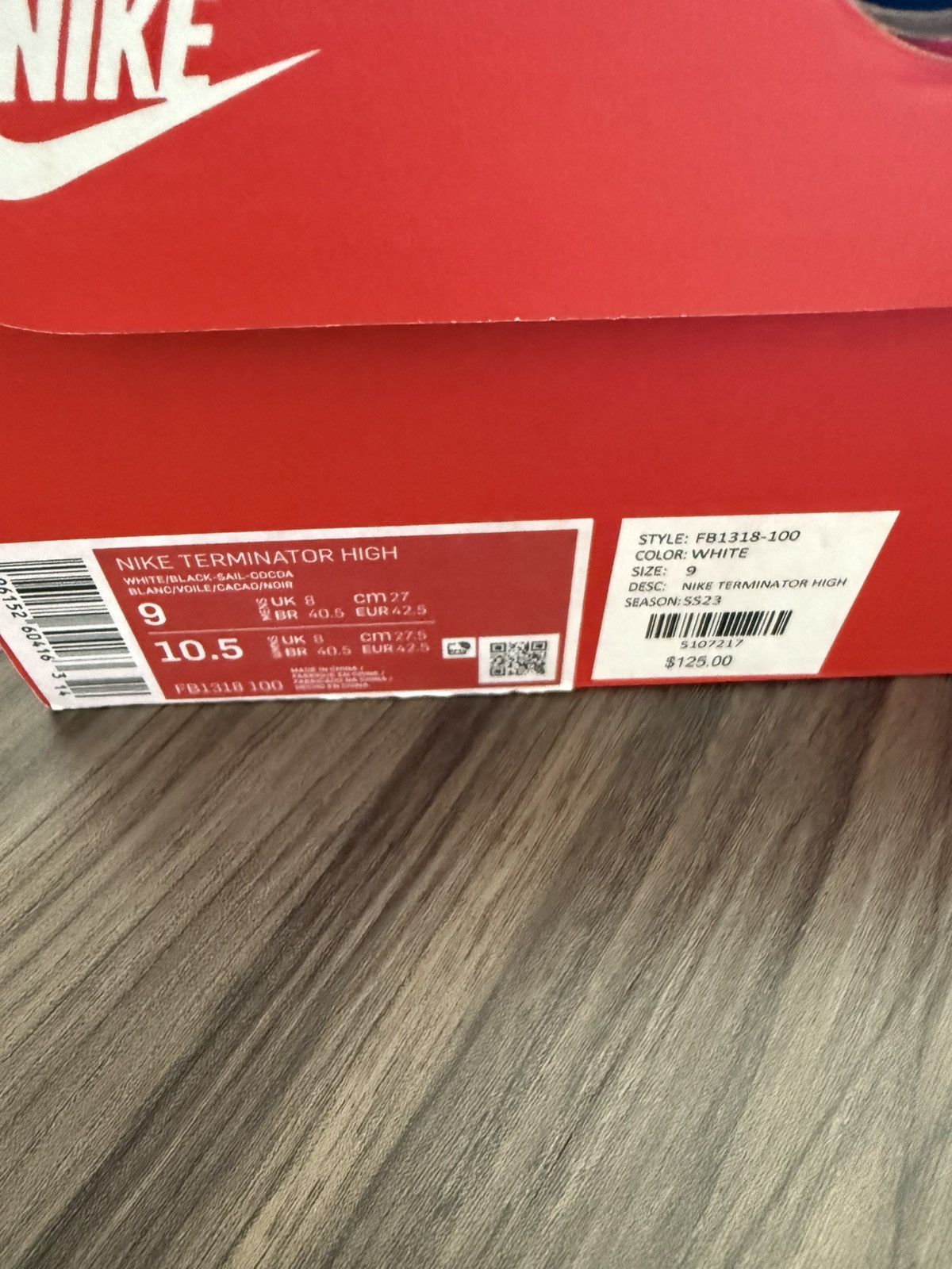 Nike Nike Terminator High Cocoa Snake FB1318-100 - Men’s Size 9 Size US 9 / EU 42 - 6 Thumbnail