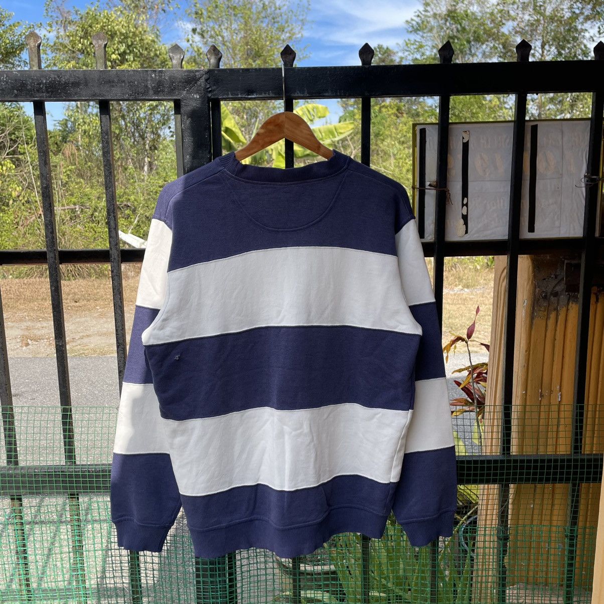 Vans 🔥Vintage 90s Vans Skateboard Small Logo Striped Sweatshirts Size US M / EU 48-50 / 2 - 2 Thumbnail