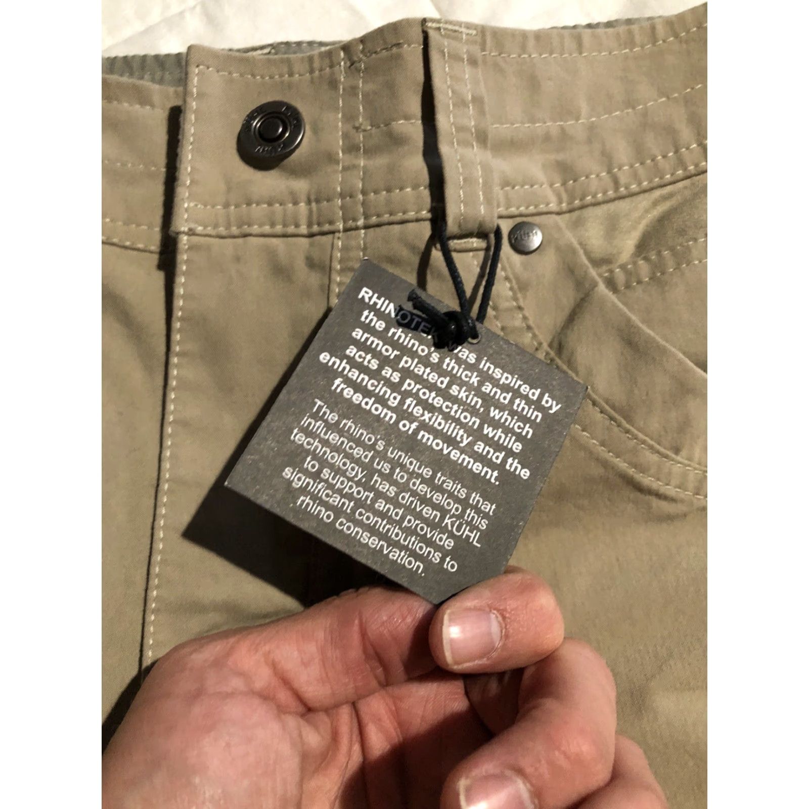 Vintage KUHL MEN’S RADIKL SHORT RHINOTEK 30x10 Desert Khaki Shorts Mens Regular Inseam 10" Outdoor Enduro Zipper Size US 30 / EU 46 - 5 Thumbnail