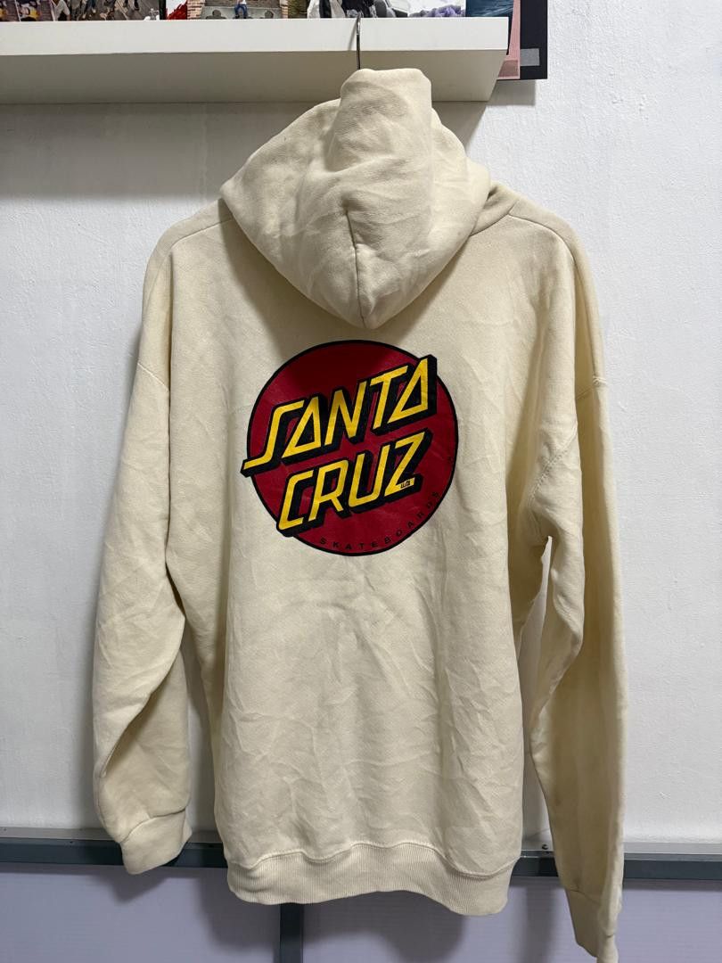 Santa Cruz Skateboards × Vintage Santa Cruz Big Logo 90s hoodie Sweatshirt Size US L / EU 52-54 / 3 - 1 Thumbnail