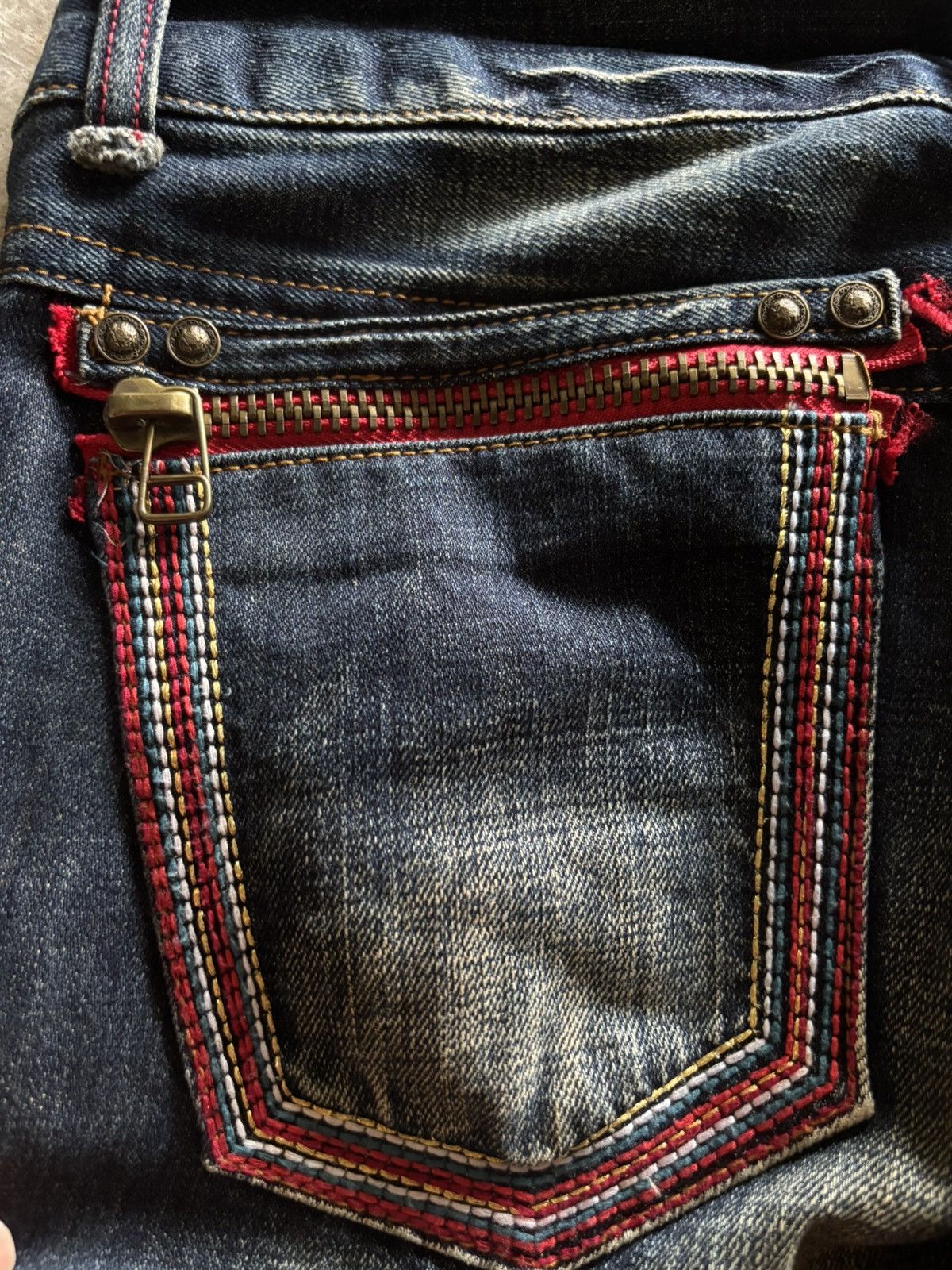 If Six Was Nine flare classical elf japanese mud wash mudmax style rusty Size 30" / US 8 / IT 44 - 13 Thumbnail