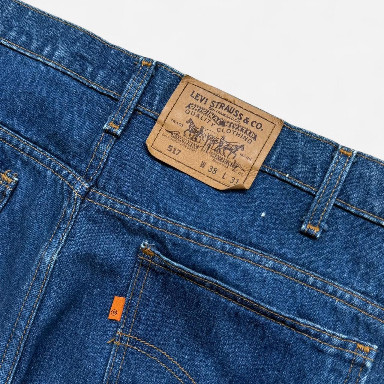Levi's VTG LEVi’S 517 ORANGE TAB JEANS 38x31 Size US 38 / EU 54 - 2 Thumbnail