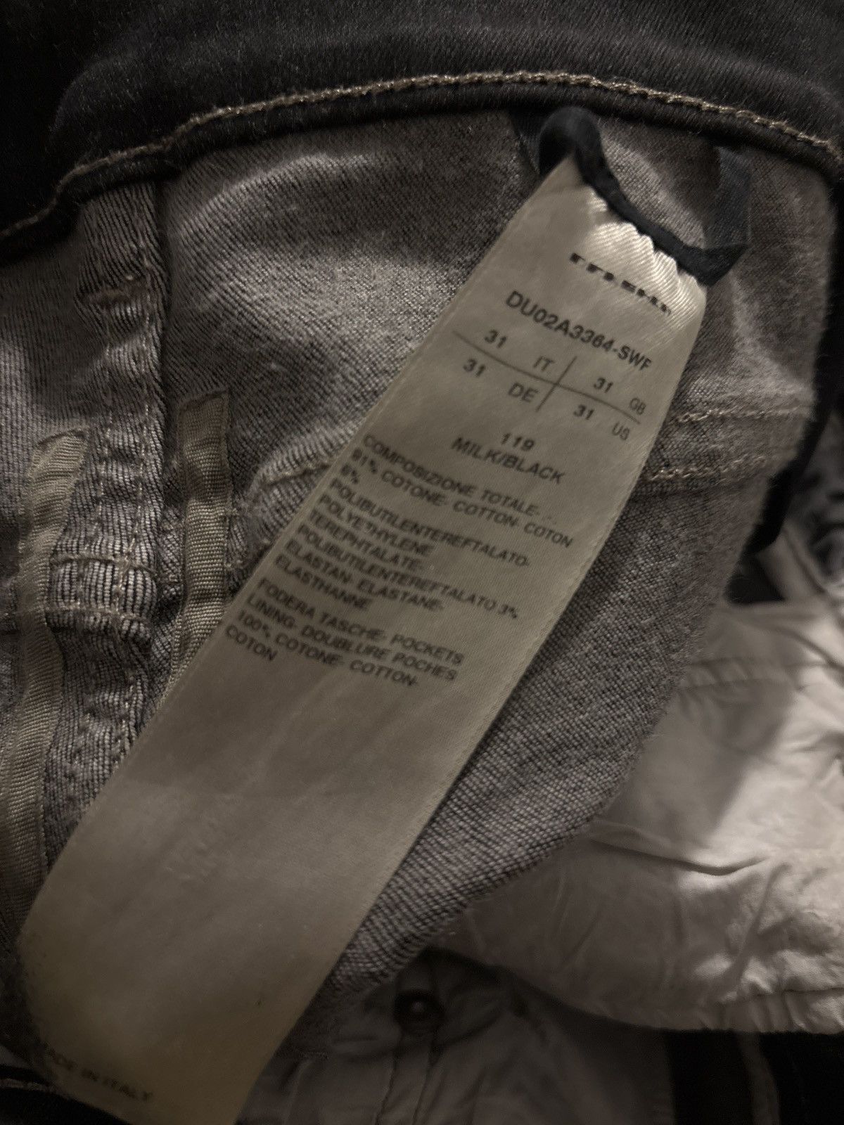 Rick Owens Tyrone Cut Drkshdw Denim Size US 31 - 3 Thumbnail