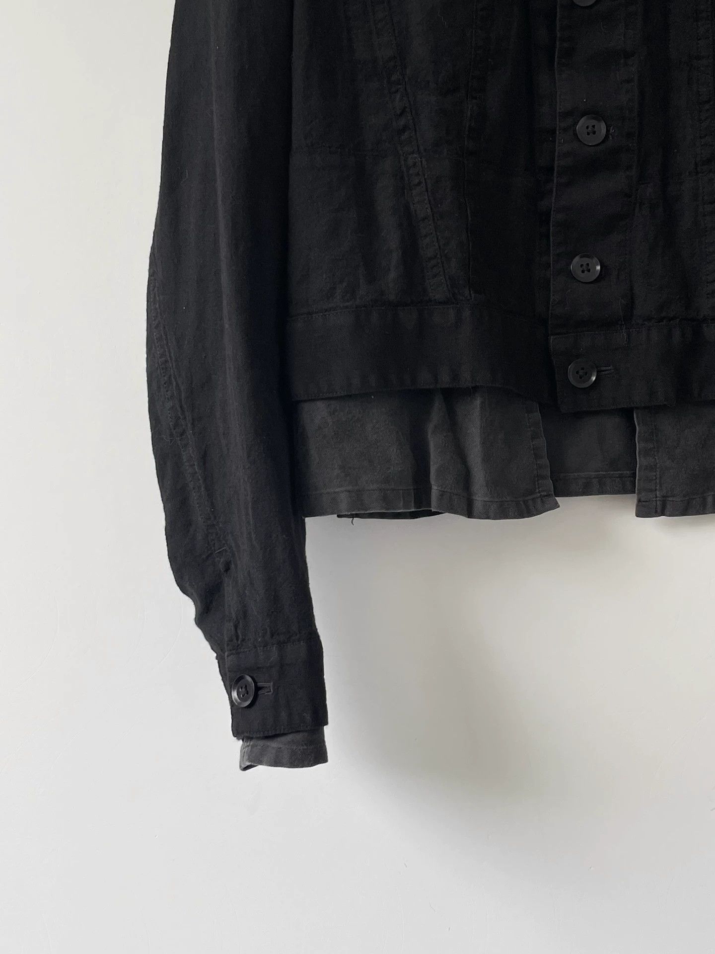 Yohji Yamamoto Yohji Yamamoto PourHomme S/S14 Rain-Dyed Short Jacket Size US L / EU 52-54 / 3 - 6 Thumbnail