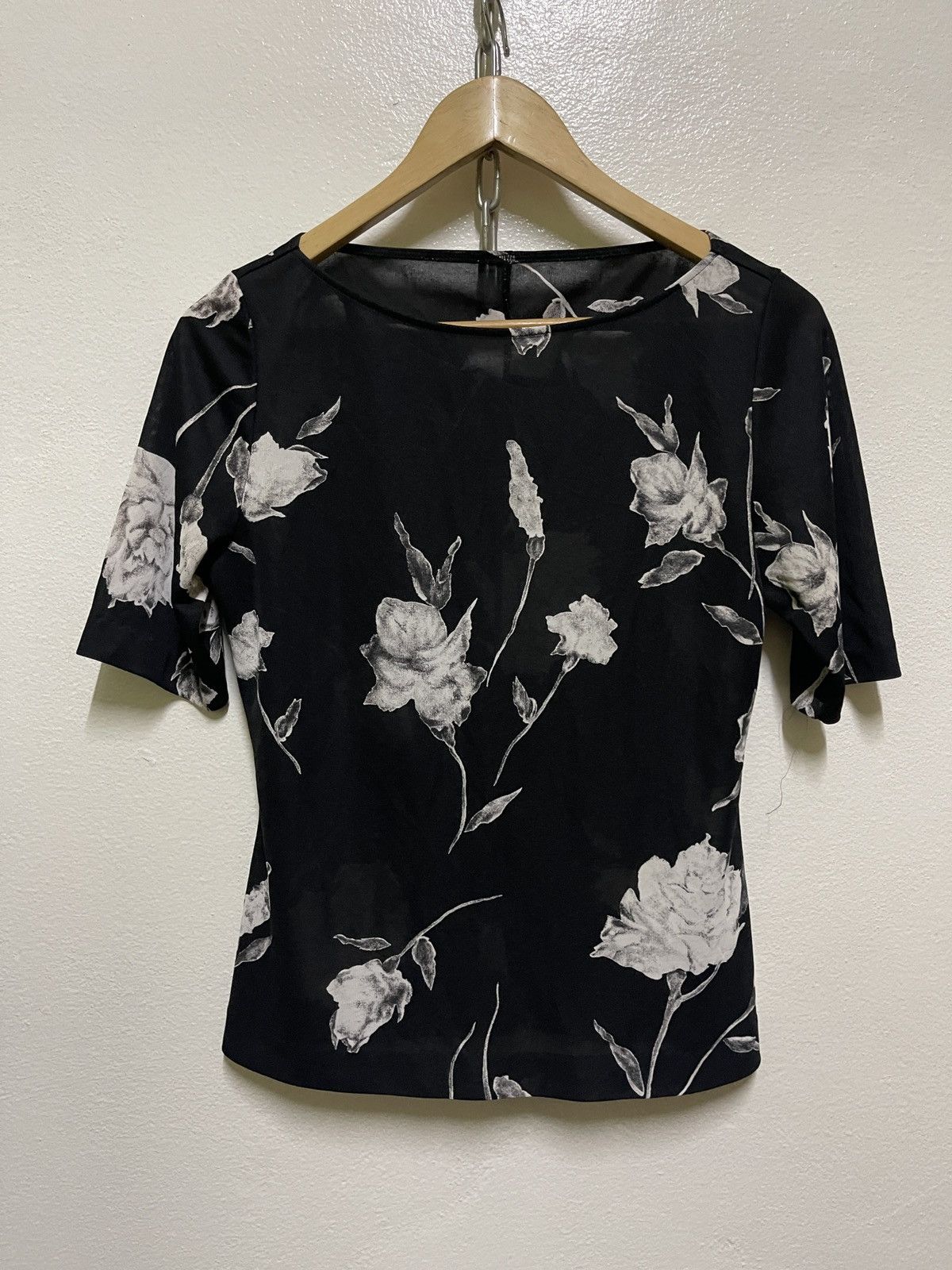 Norma Kamali Top Flower Printed