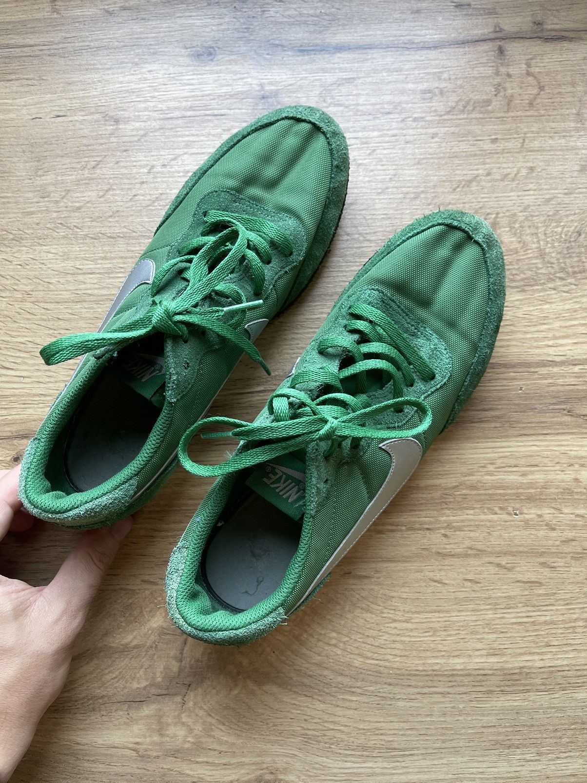 Nike × Vintage 2007 Nike Vintage Waffle Racer forest green Size US 7.5 / EU 40-41 - 6 Thumbnail