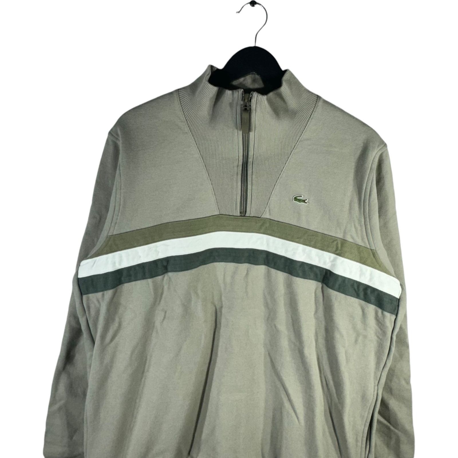 Lacoste Vintage Lacoste 1/4 Zip Windbreaker Size US XL / EU 56 / 4 - 2 Thumbnail
