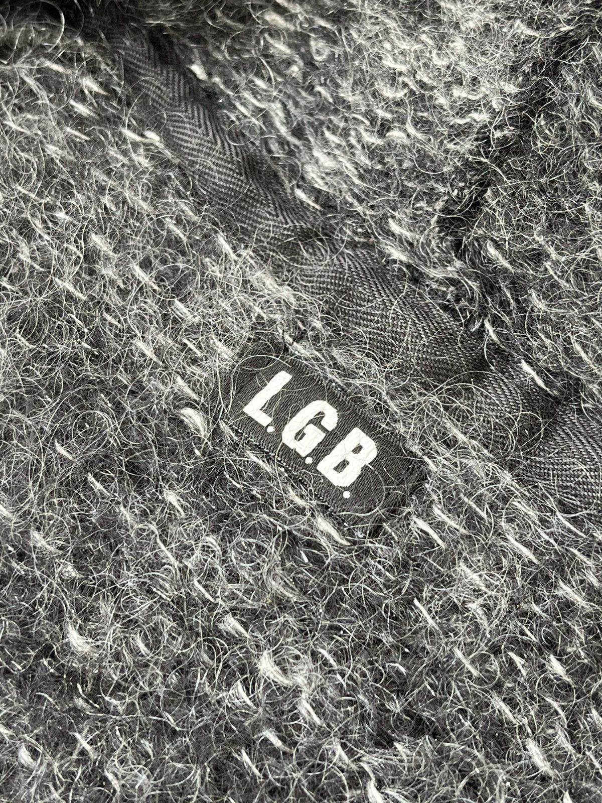 Le Grande Bleu (L.G.B.) *rare* L.G.B mohair cardigan Size US L / EU 52-54 / 3 - 3 Thumbnail